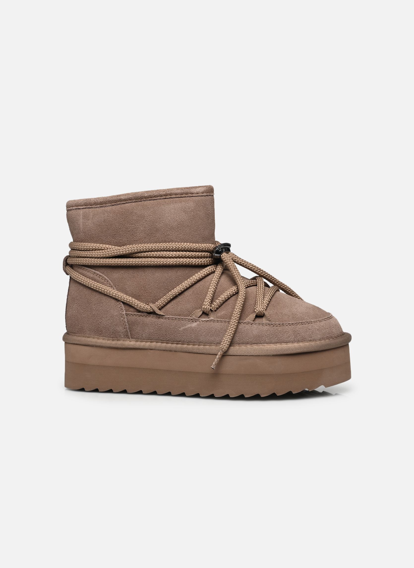Schneestiefel Platform mountain look damen beige Colors of California Schneestiefel Platform mountain look damen beige TAUPE
