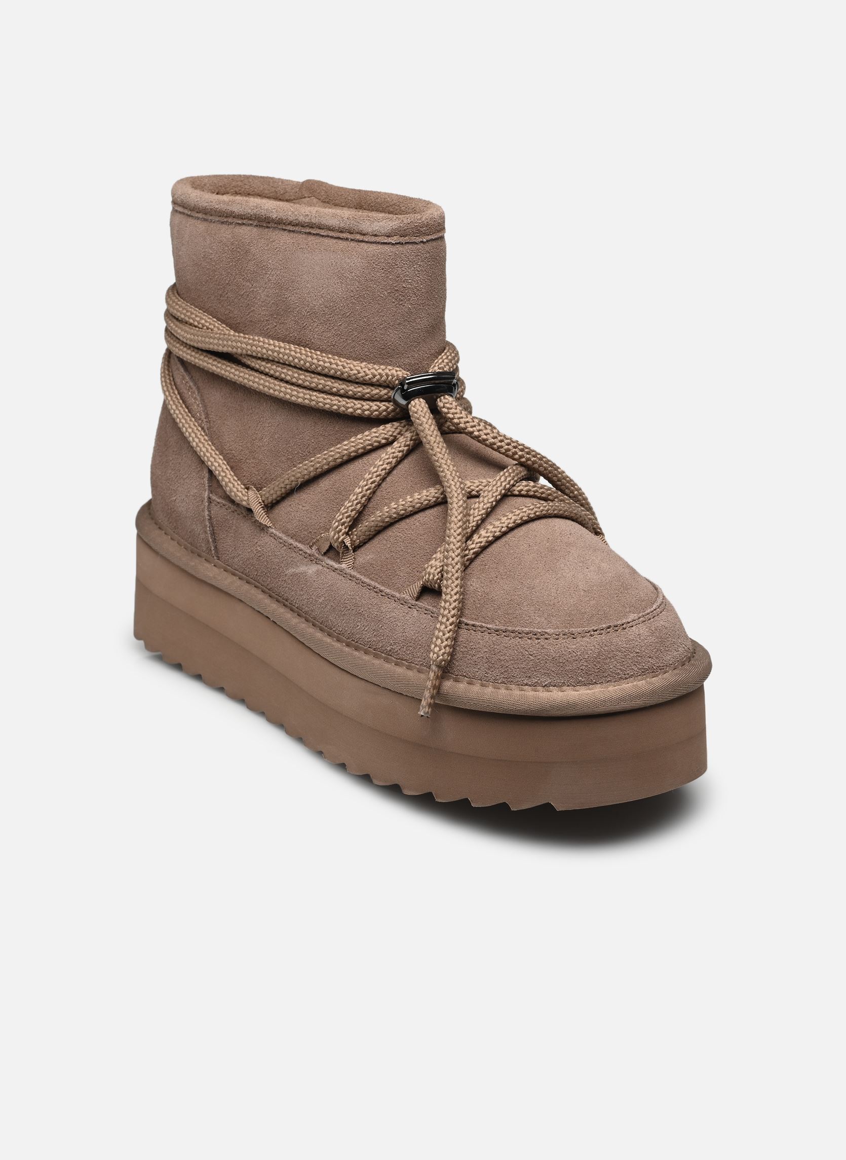 Schneestiefel Platform mountain look damen beige Colors of California Schneestiefel Platform mountain look damen beige TAUPE
