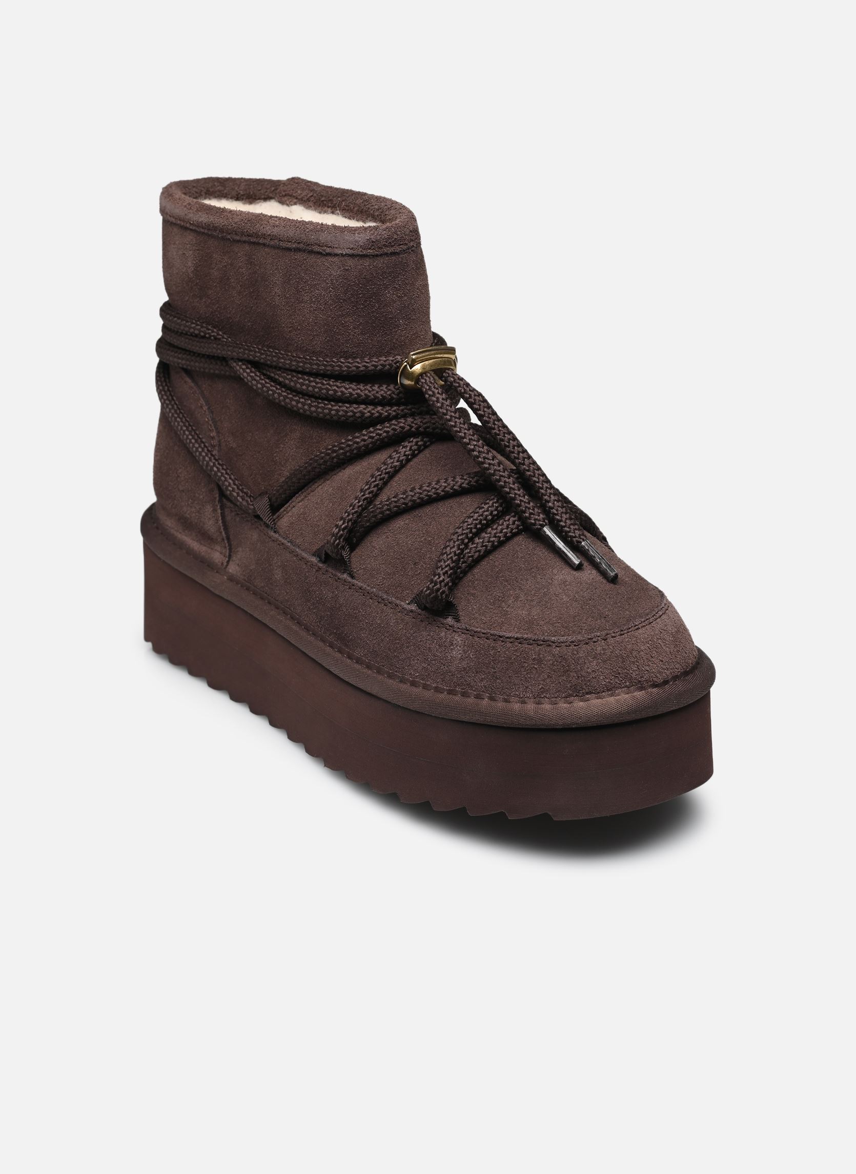 Bottes de neige Platform mountain look femme marron Colors of California Bottes de neige Platform mountain look femme marron MOKA