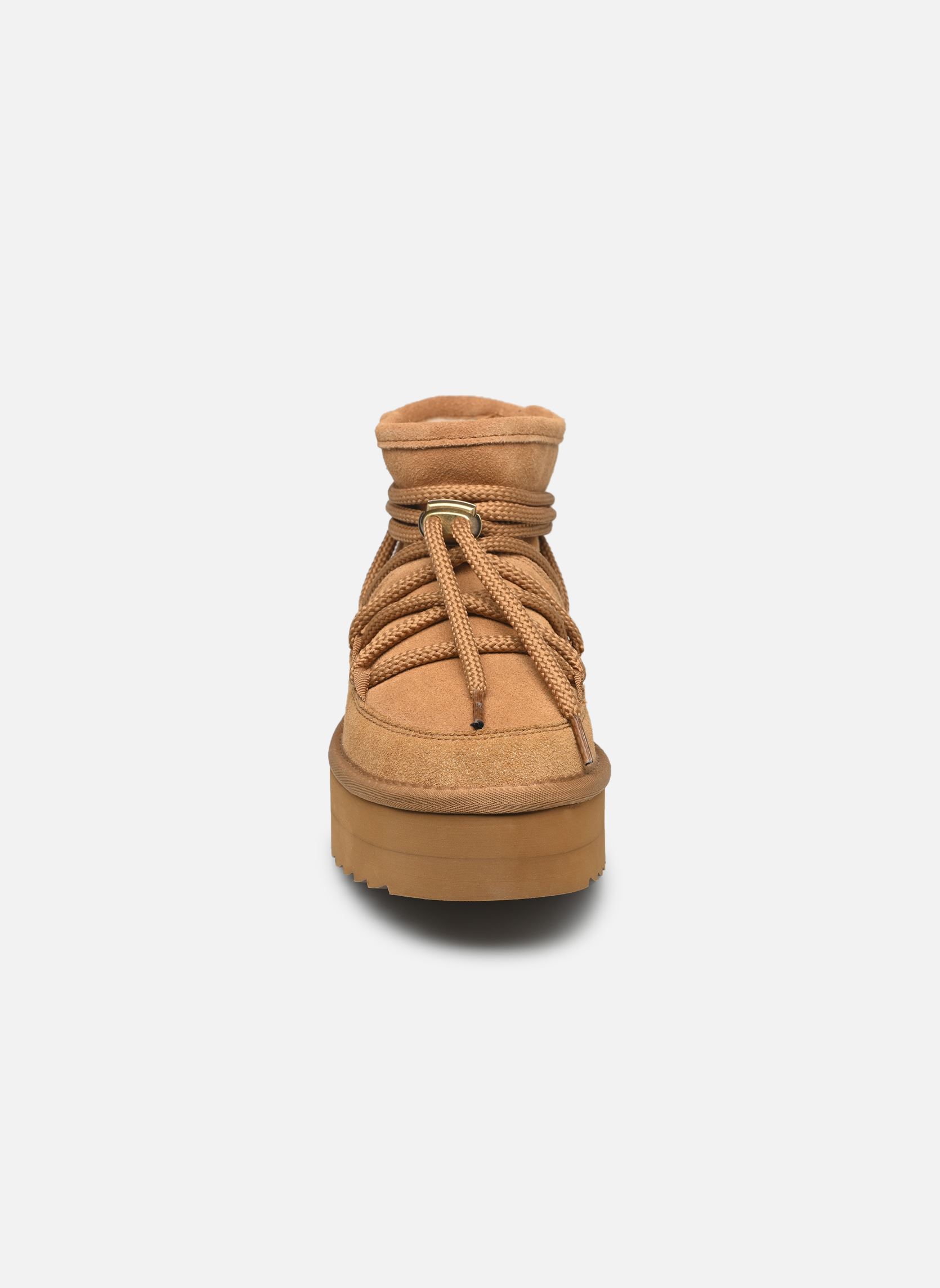 Bottes de neige Short platform montain look femme beige Colors of California Bottes de neige Short platform montain look femme beige TAN