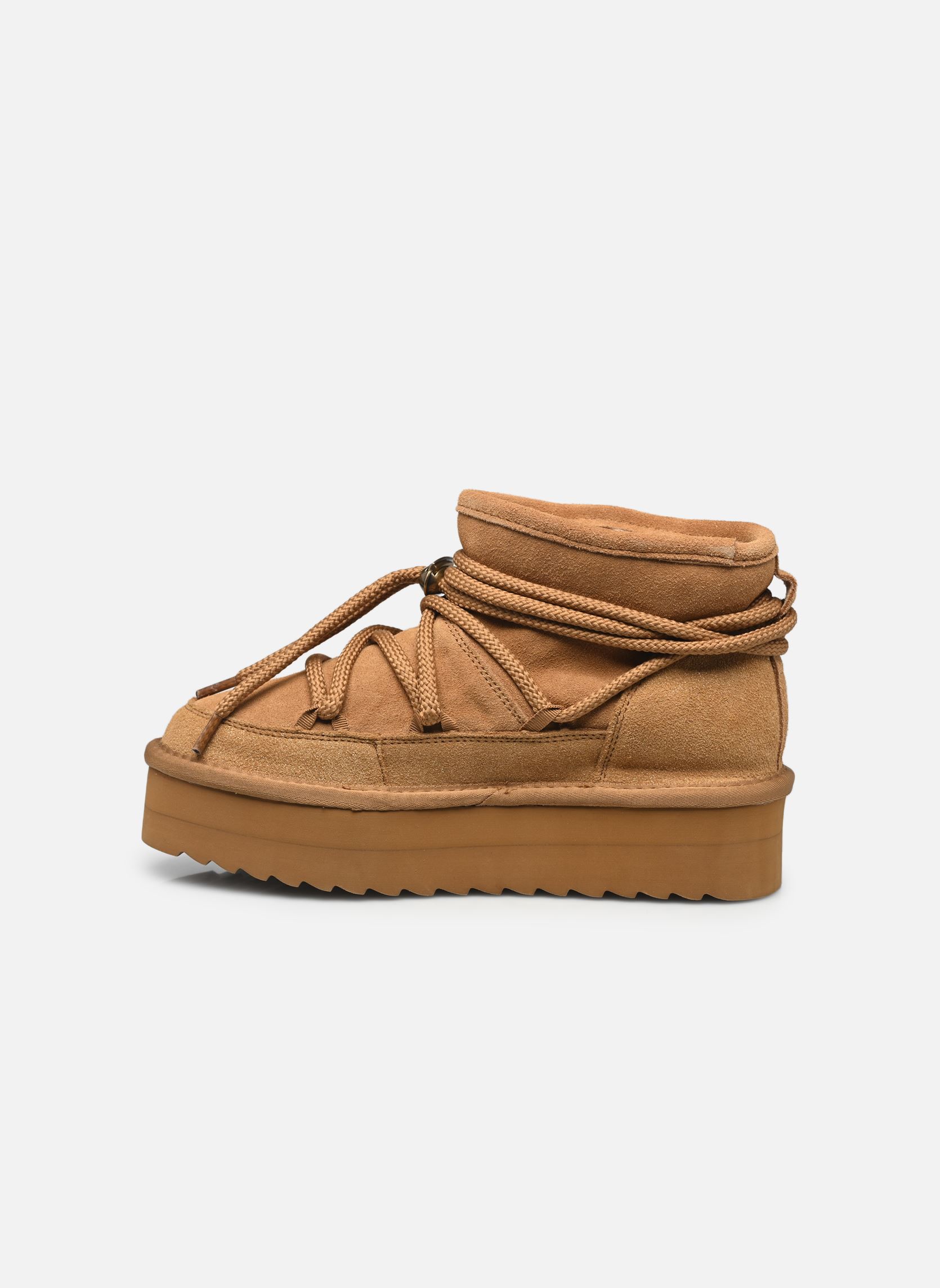 Bottes de neige Short platform montain look femme beige Colors of California Bottes de neige Short platform montain look femme beige TAN