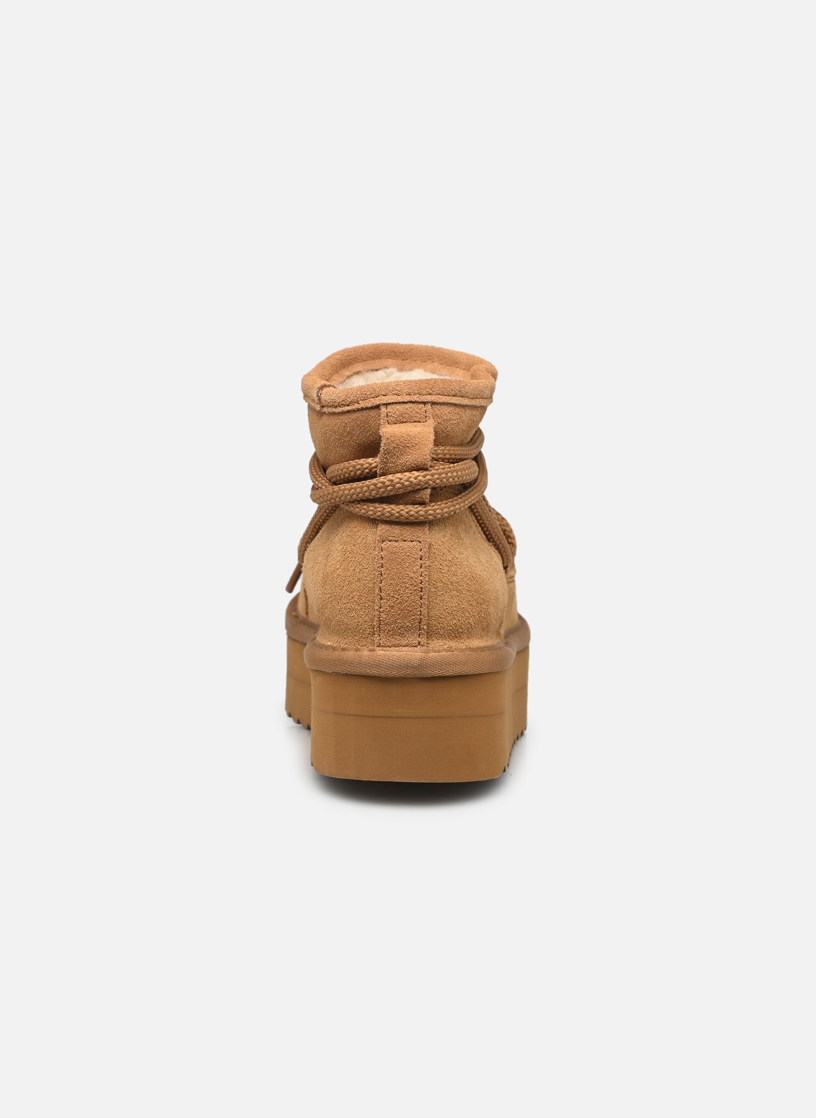 Bottes de neige Short platform montain look femme beige Colors of California Bottes de neige Short platform montain look femme beige TAN