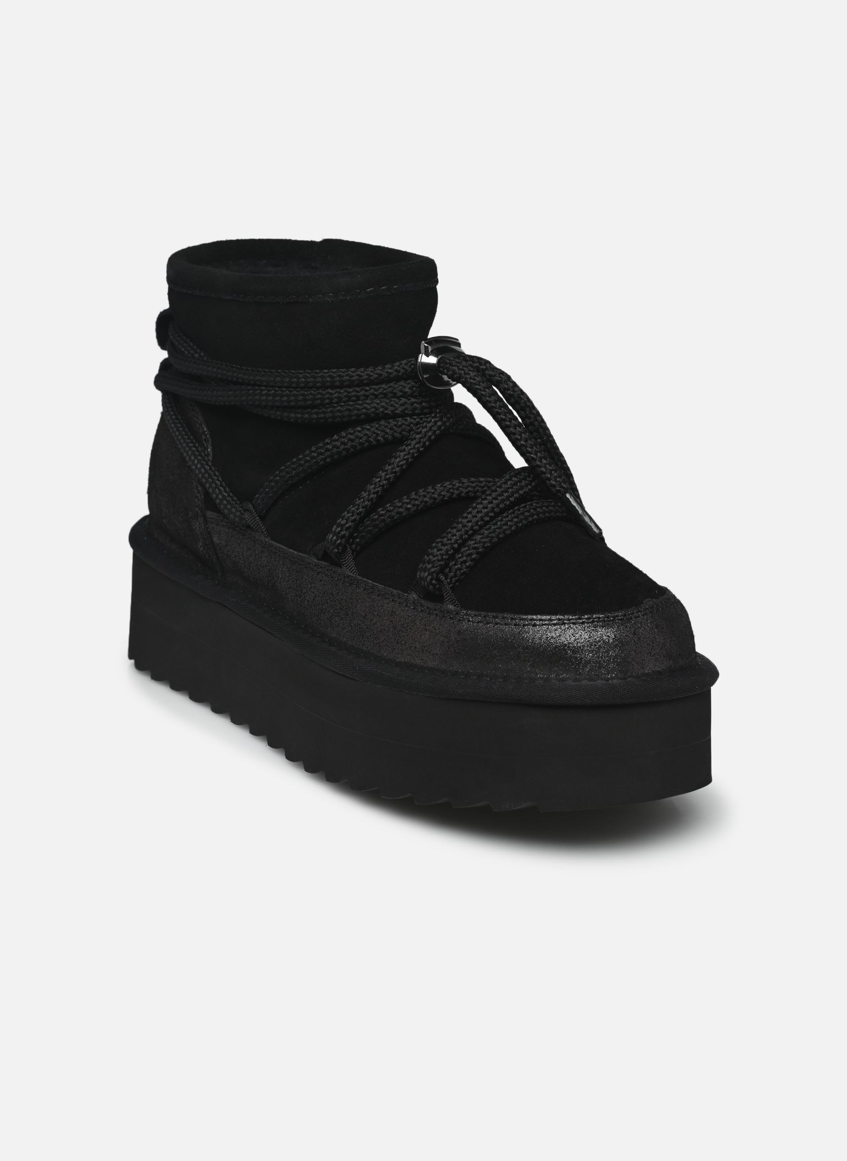 Bottes de neige Short platform montain look femme noir Colors of California Bottes de neige Short platform montain look femme noir BLACK