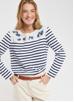 Marinière Terre & Mer - Taille S - Bicolore - Occasion Très Bon état