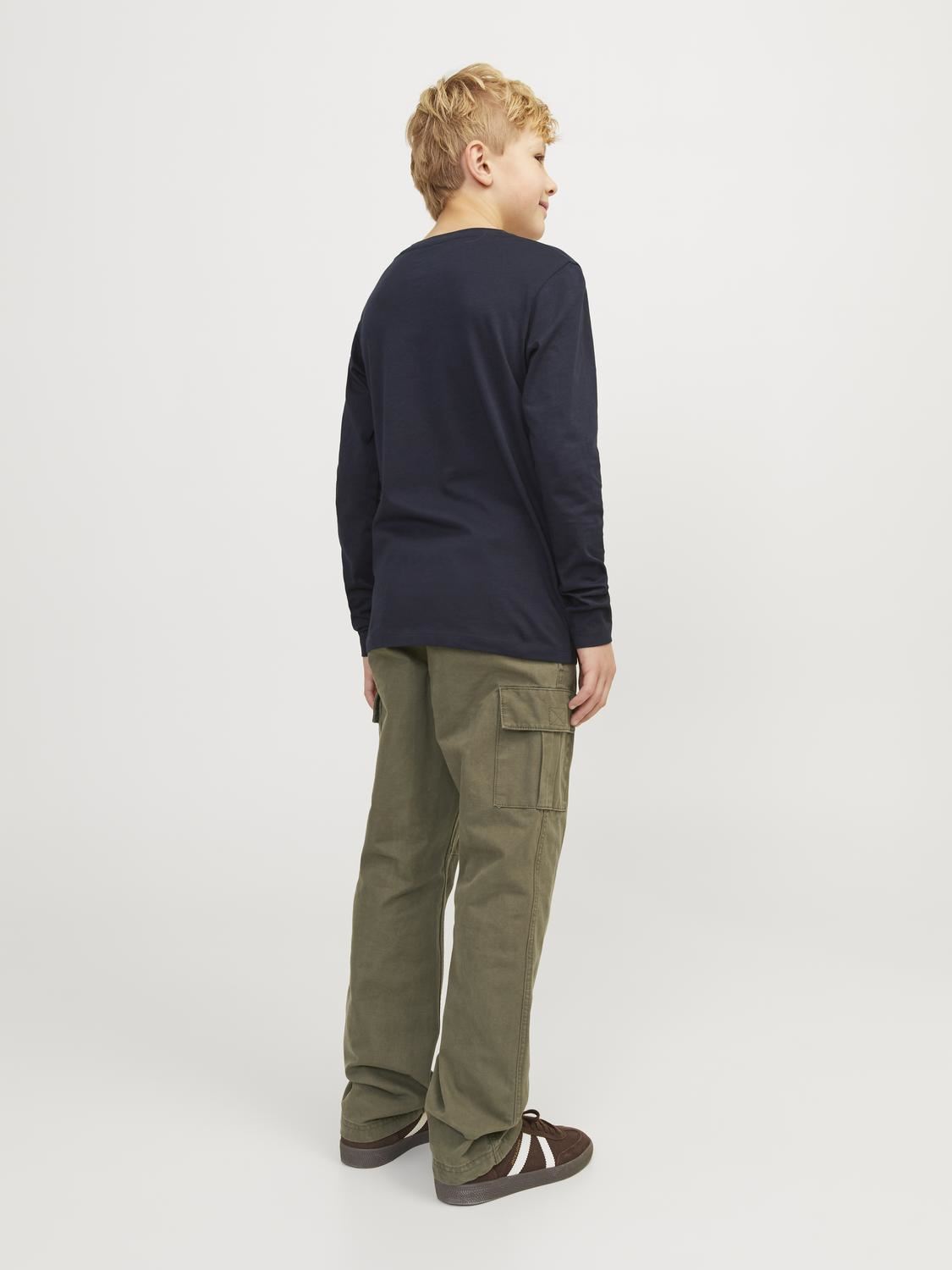 Pantalons Jpstkane Jjbarkley Cargo Pant Noos Jnr garçon vert Jack & Jones Pantalons Jpstkane Jjbarkley Cargo Pant Noos Jnr garçon vert Olive night