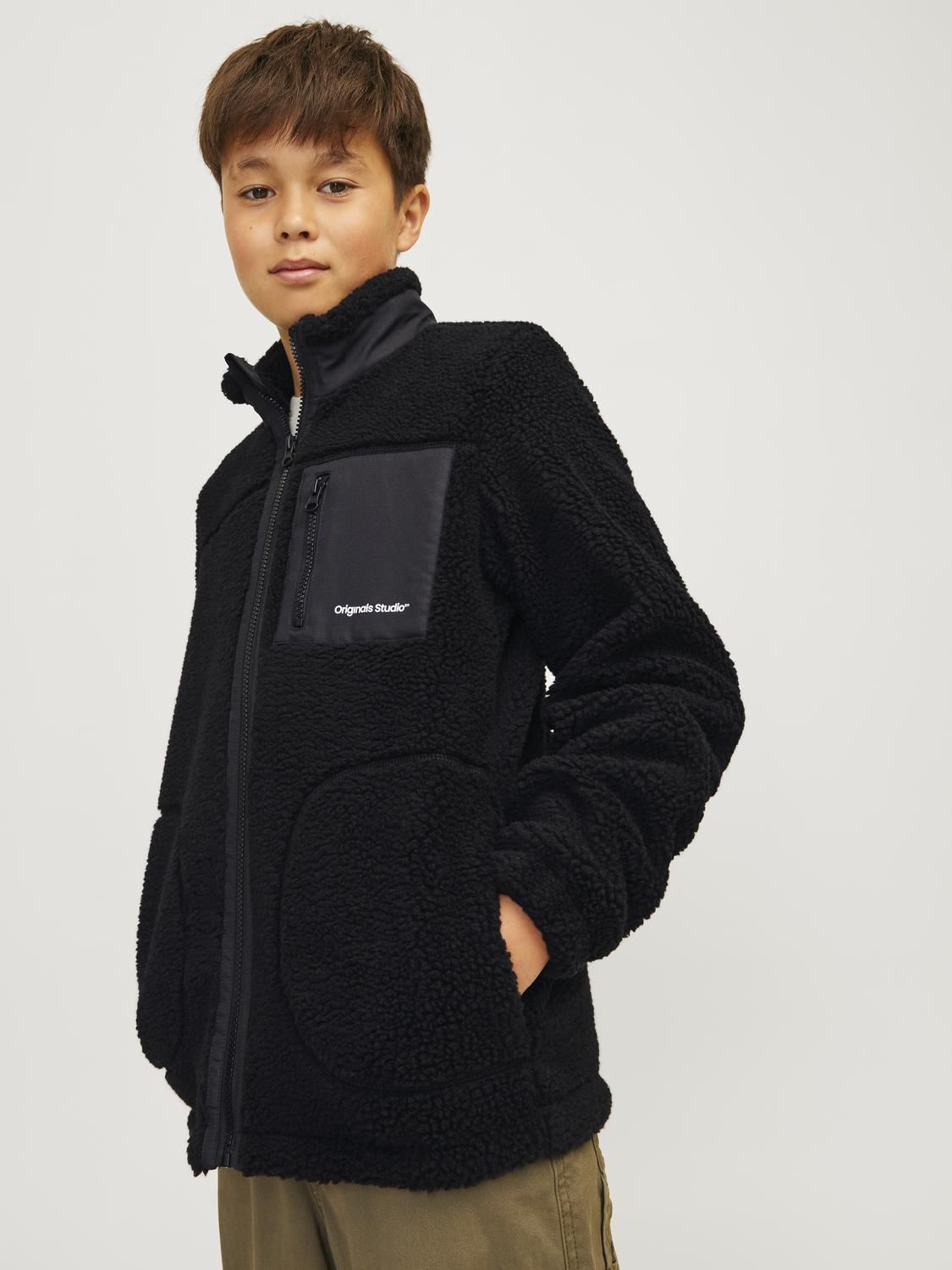 Bomberjacks Jorvesterbro Teddy Jacket Aw24 Jnr jongens zwart Jack & Jones Bomberjacks Jorvesterbro Teddy Jacket Aw24 Jnr jongens zwart BLACK