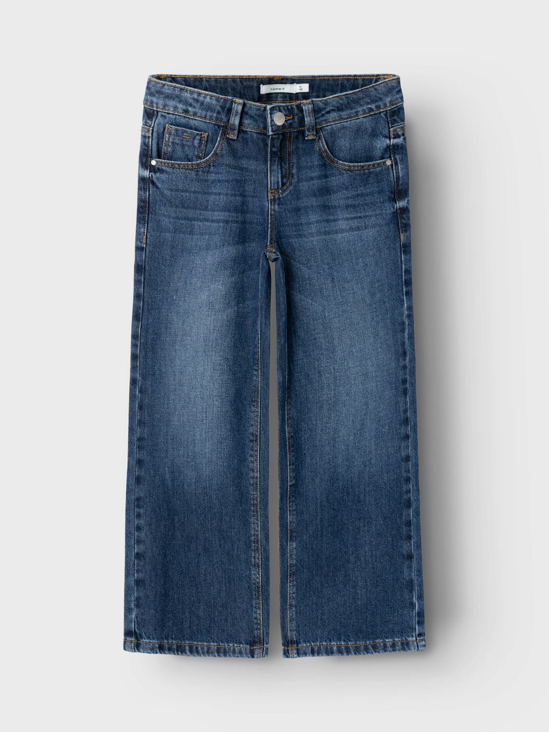 Jeans droits Nkfrose Wide Jeans 5529-Be Noos fille bleu Name it Jeans droits Nkfrose Wide Jeans 5529-Be Noos fille bleu Dark Blue Denim