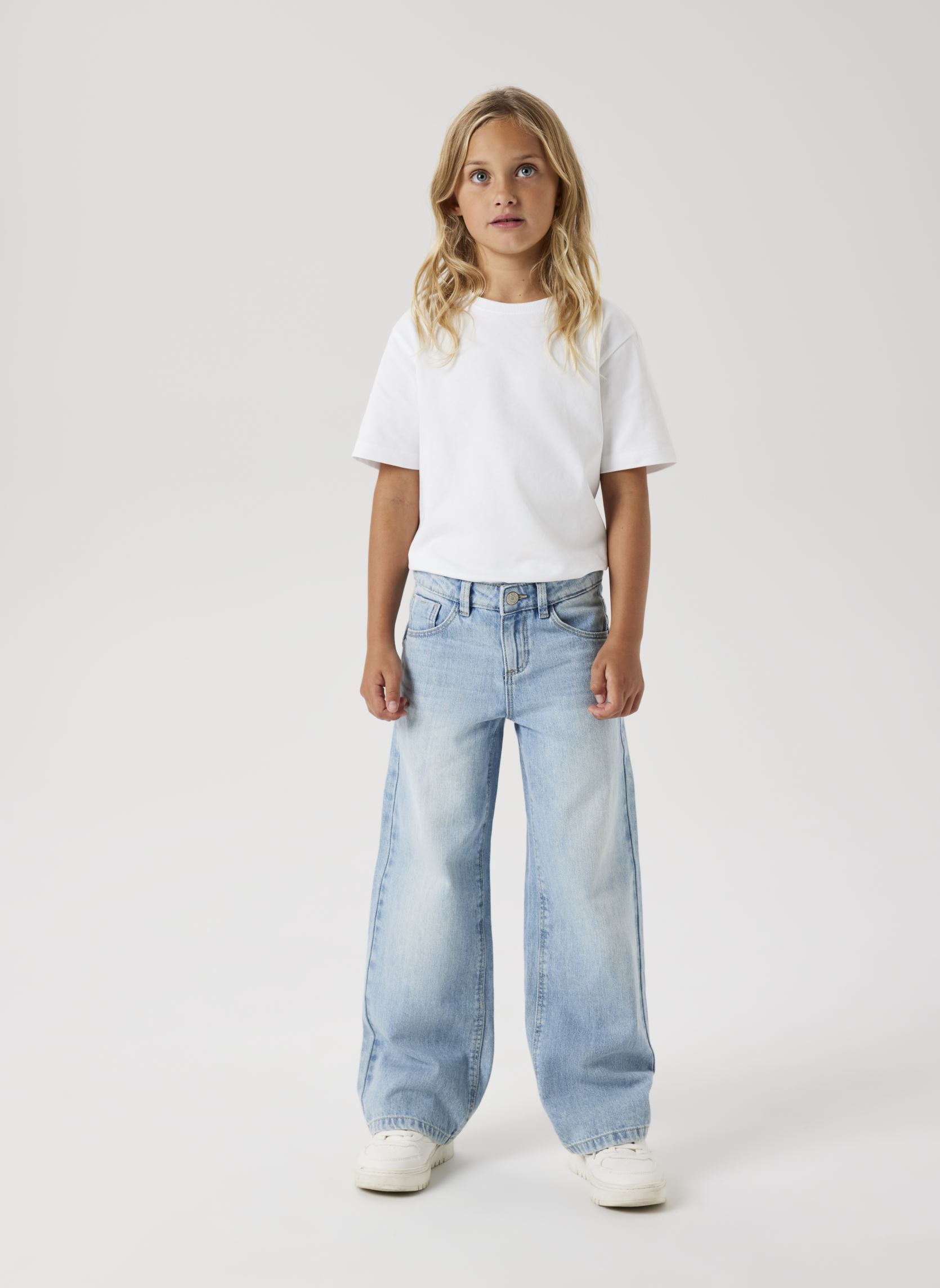 Jeans droits Nkfrose Wide Jeans 5529-Be Noos fille bleu Name it Jeans droits Nkfrose Wide Jeans 5529-Be Noos fille bleu Medium Blue Denim