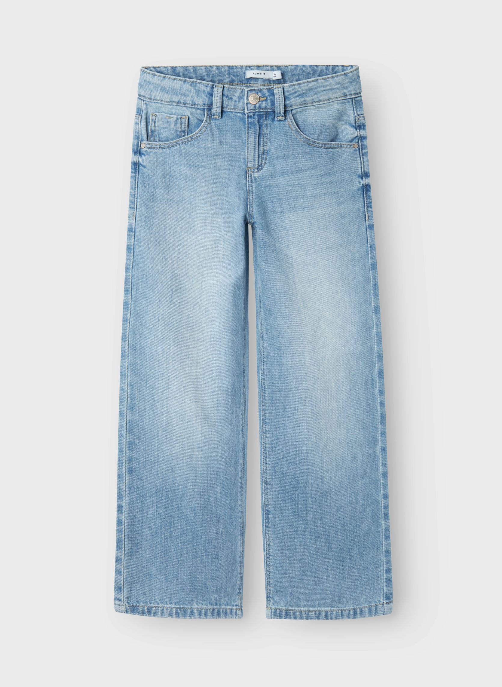 Jeans droits Nkfrose Wide Jeans 5529-Be Noos fille bleu Name it Jeans droits Nkfrose Wide Jeans 5529-Be Noos fille bleu Medium Blue Denim