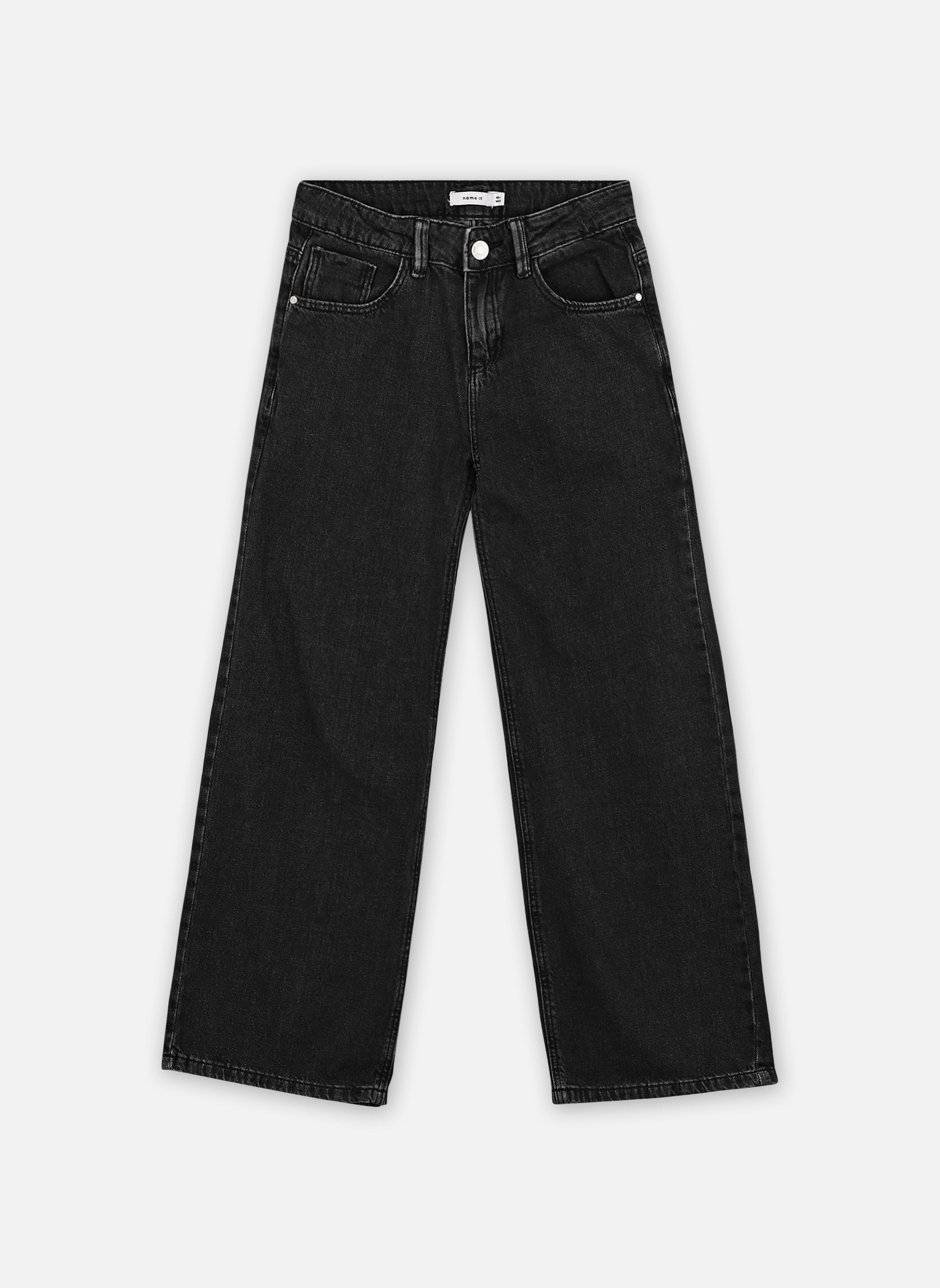 Jeans droits Nkfrose Wide Jeans 5529-Be Noos fille gris Name it Jeans droits Nkfrose Wide Jeans 5529-Be Noos fille gris Dark Grey Denim