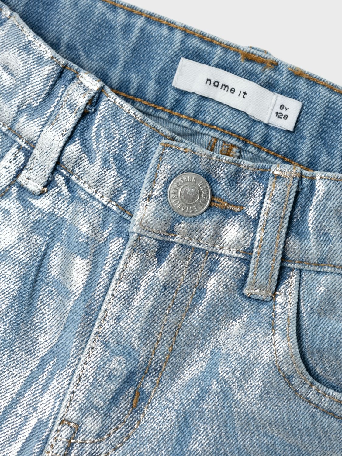 Jeans droits Nkfrose Straight Jeans 6443-Bs O fille bleu Name it Jeans droits Nkfrose Straight Jeans 6443-Bs O fille bleu Light Blue Denim