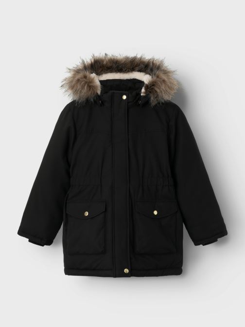 NAME IT Nkfmarlow Parka Jacket Pb, Nero, Numeric_116 Bambine e Ragazze NAME IT Nkfmarlow Parka Jacket Pb, Nero, Numeric_116 Bambine e Ragazze