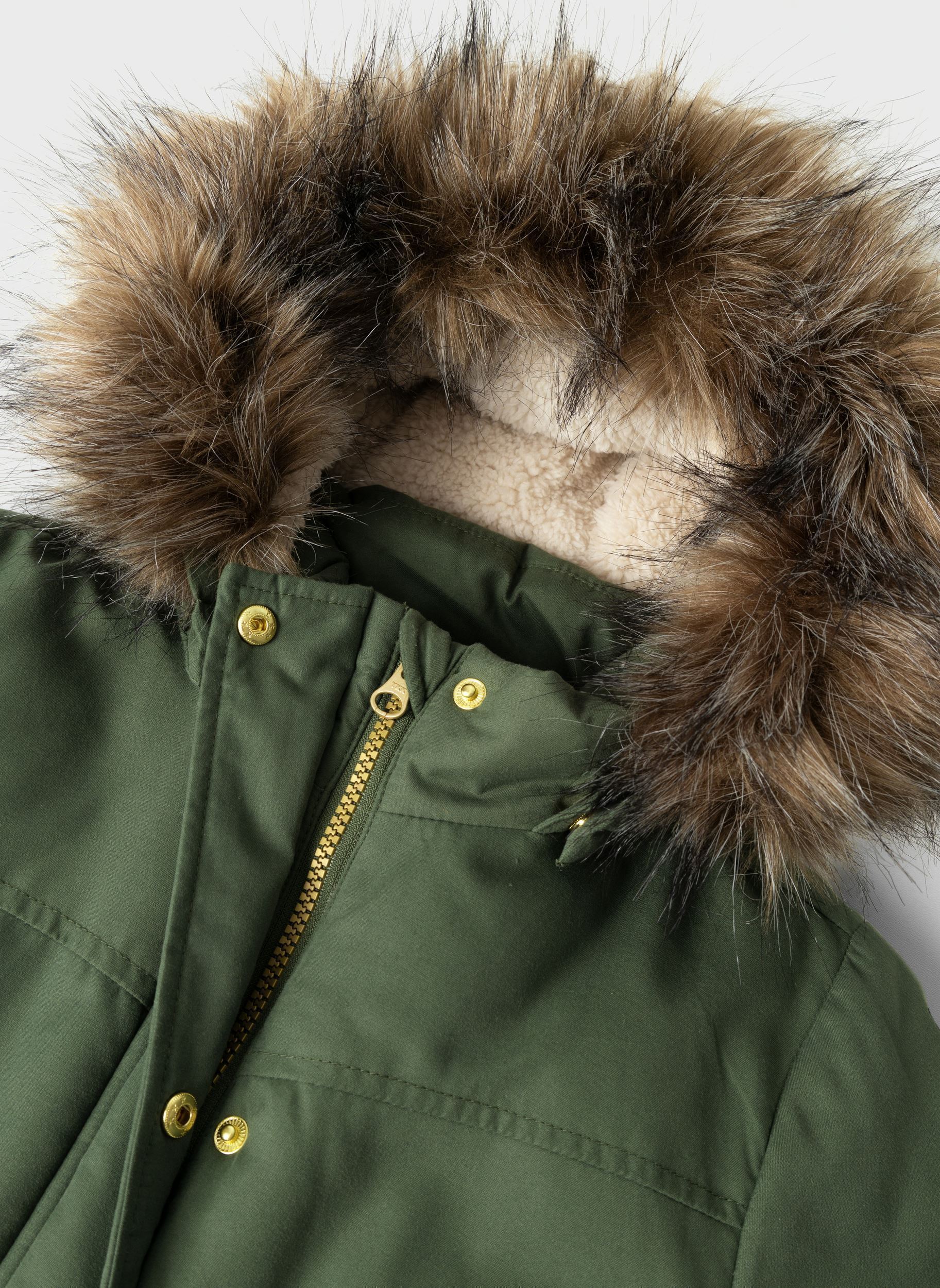 Duffle-coats Nkfmaster Parka Jacket Pb Fr fille vert Name it Duffle-coats Nkfmaster Parka Jacket Pb Fr fille vert Thyme