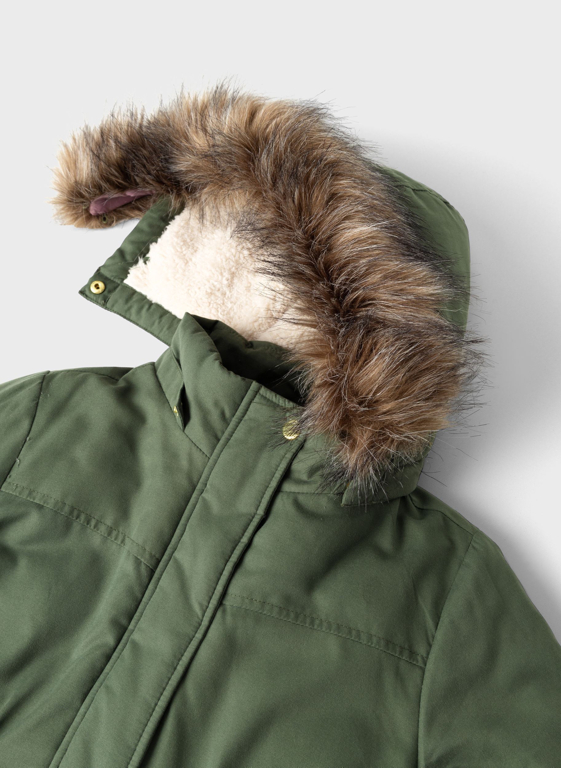 Duffle-coats Nkfmaster Parka Jacket Pb Fr fille vert Name it Duffle-coats Nkfmaster Parka Jacket Pb Fr fille vert Thyme