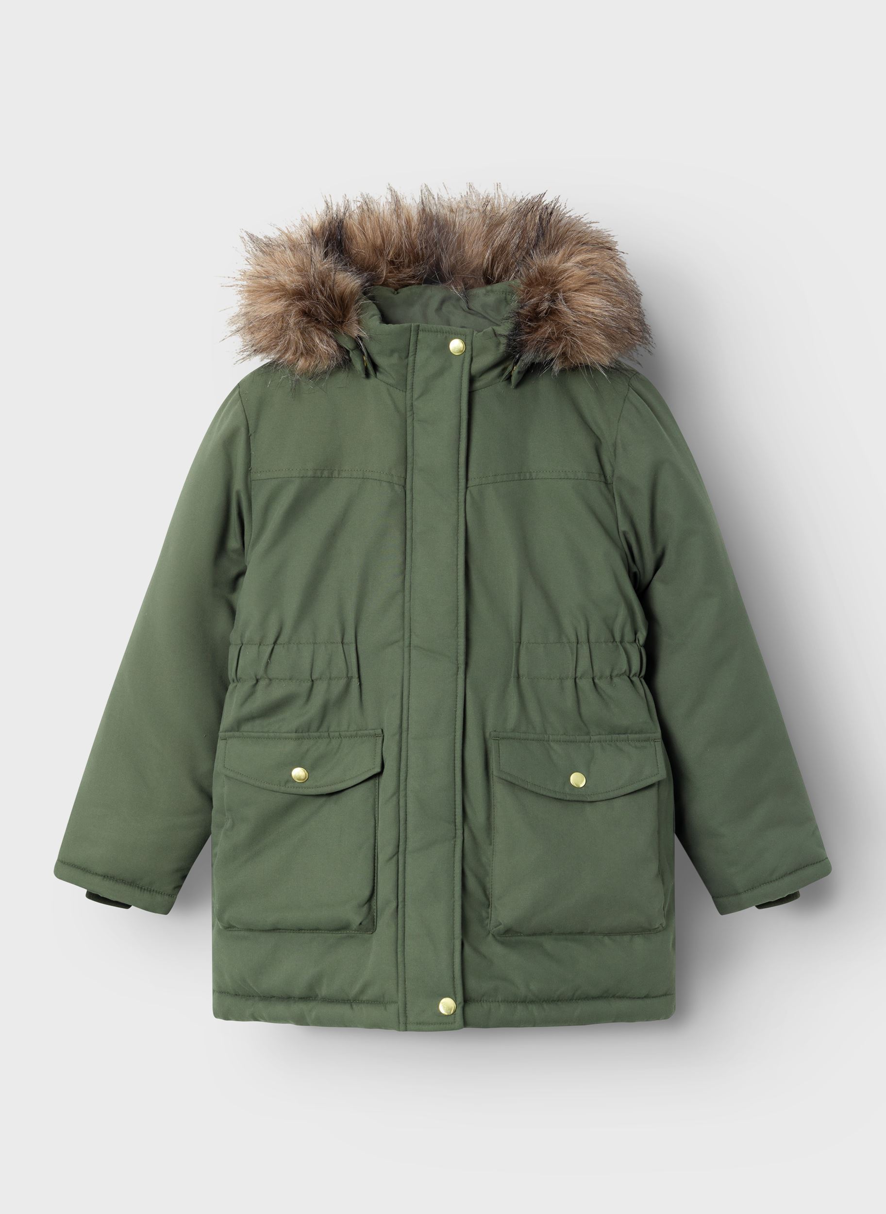 Duffle-coats Nkfmaster Parka Jacket Pb Fr fille vert Name it Duffle-coats Nkfmaster Parka Jacket Pb Fr fille vert Thyme