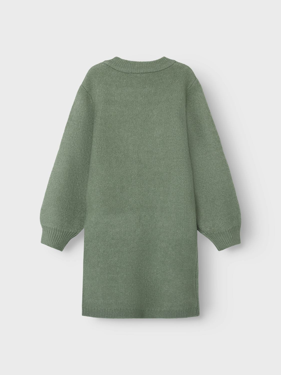 Jurken Nkfomarian Ls Knit Dress meisjes groen Name it Jurken Nkfomarian Ls Knit Dress meisjes groen LILY PAD