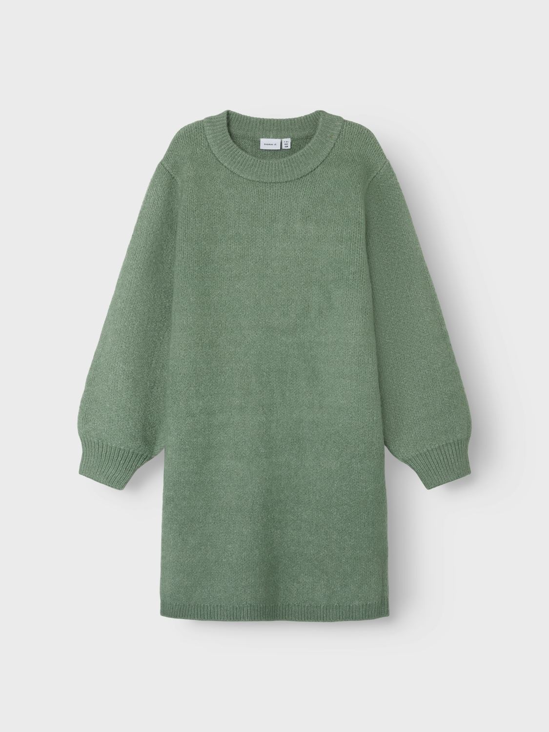 Jurken Nkfomarian Ls Knit Dress meisjes groen Name it Jurken Nkfomarian Ls Knit Dress meisjes groen LILY PAD