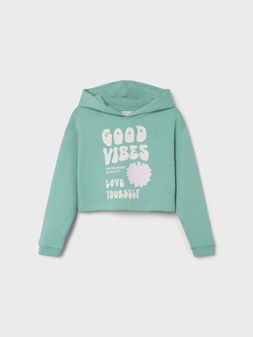 Name it Sweats à capuche Sweatshirt - Nkfterren Ls Cropped Boxy Swe Wh Bru fille rose Name it Sweats à capuche Sweatshirt - Nkfterren Ls Cropped Boxy Swe Wh Bru fille rose
