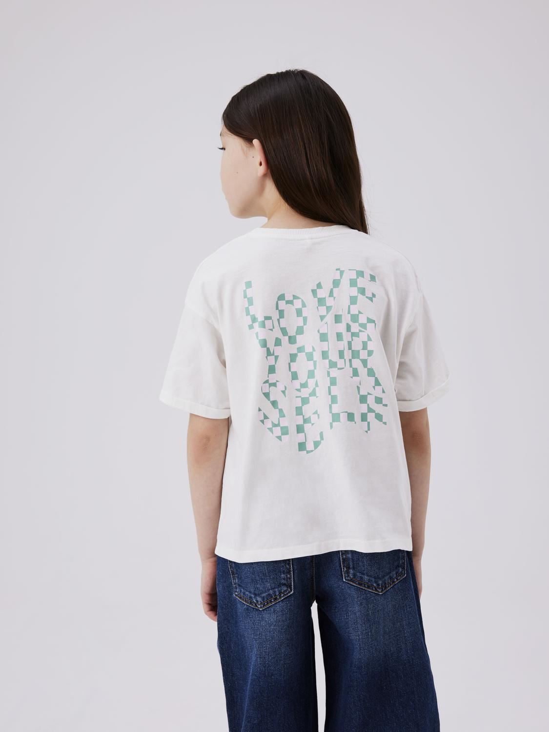 Tee-shirts manches courtes Nkfkailamos Ss Boxy Top Noos fille beige Name it Tee-shirts manches courtes Nkfkailamos Ss Boxy Top Noos fille beige JET STREAM