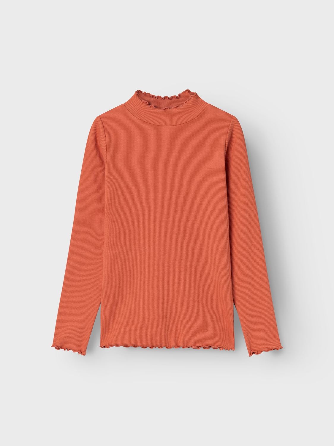Tee-shirts manches longues Nkfostara Ls Xsl Top Ps fille orange Name it Tee-shirts manches longues Nkfostara Ls Xsl Top Ps fille orange GINGER SPICE