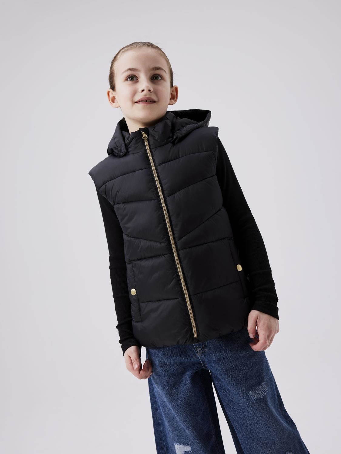 Jacken Nkfmonay Vest Pb Fr mädchen schwarz Name it Jacken Nkfmonay Vest Pb Fr mädchen schwarz Black