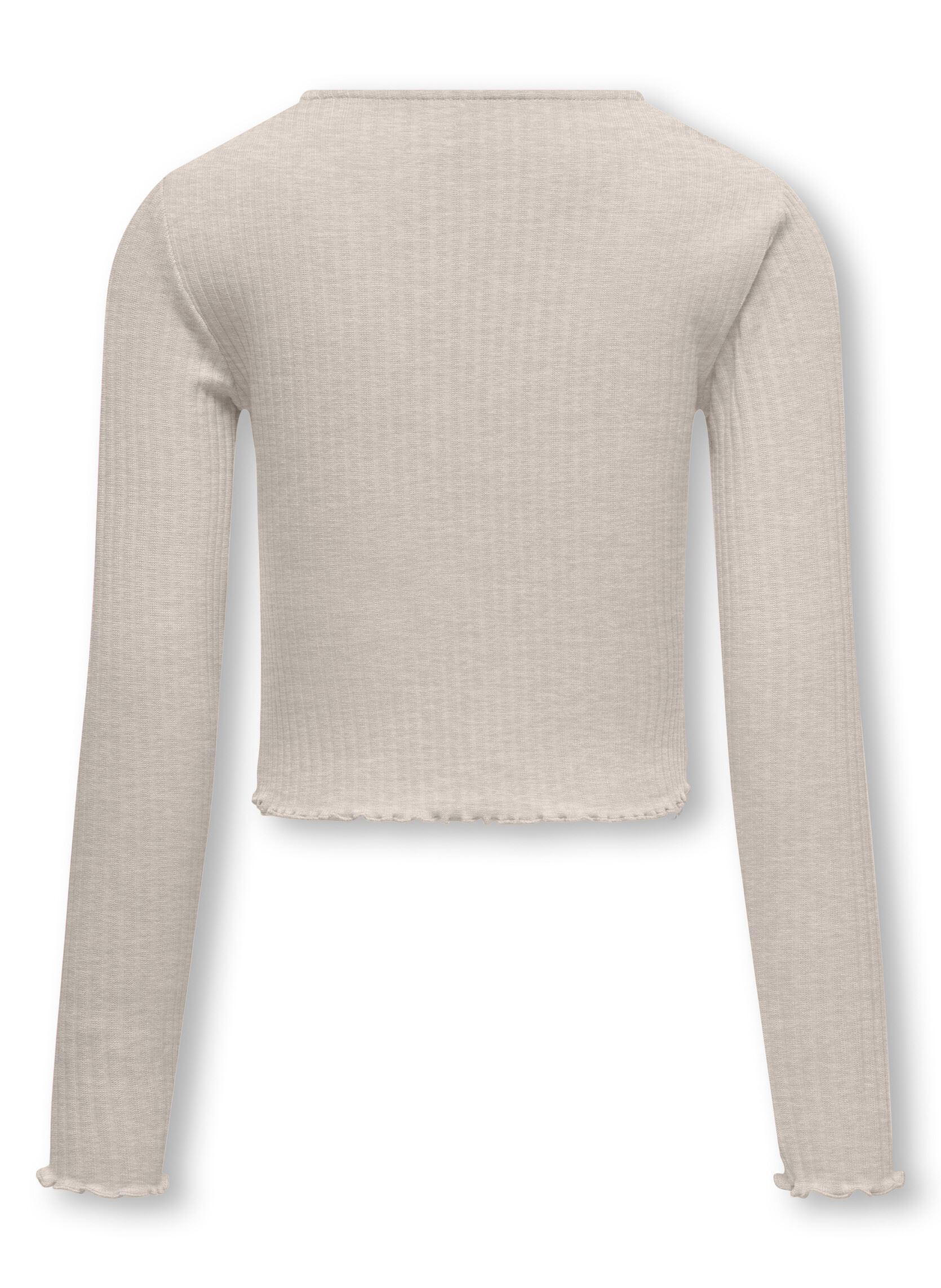 T-shirt a maniche lunghe Kognella L/S O-Neck Top Jrs Noos bambina beige Kids Only T-shirt a maniche lunghe Kognella L/S O-Neck Top Jrs Noos bambina beige PUMICE STONE