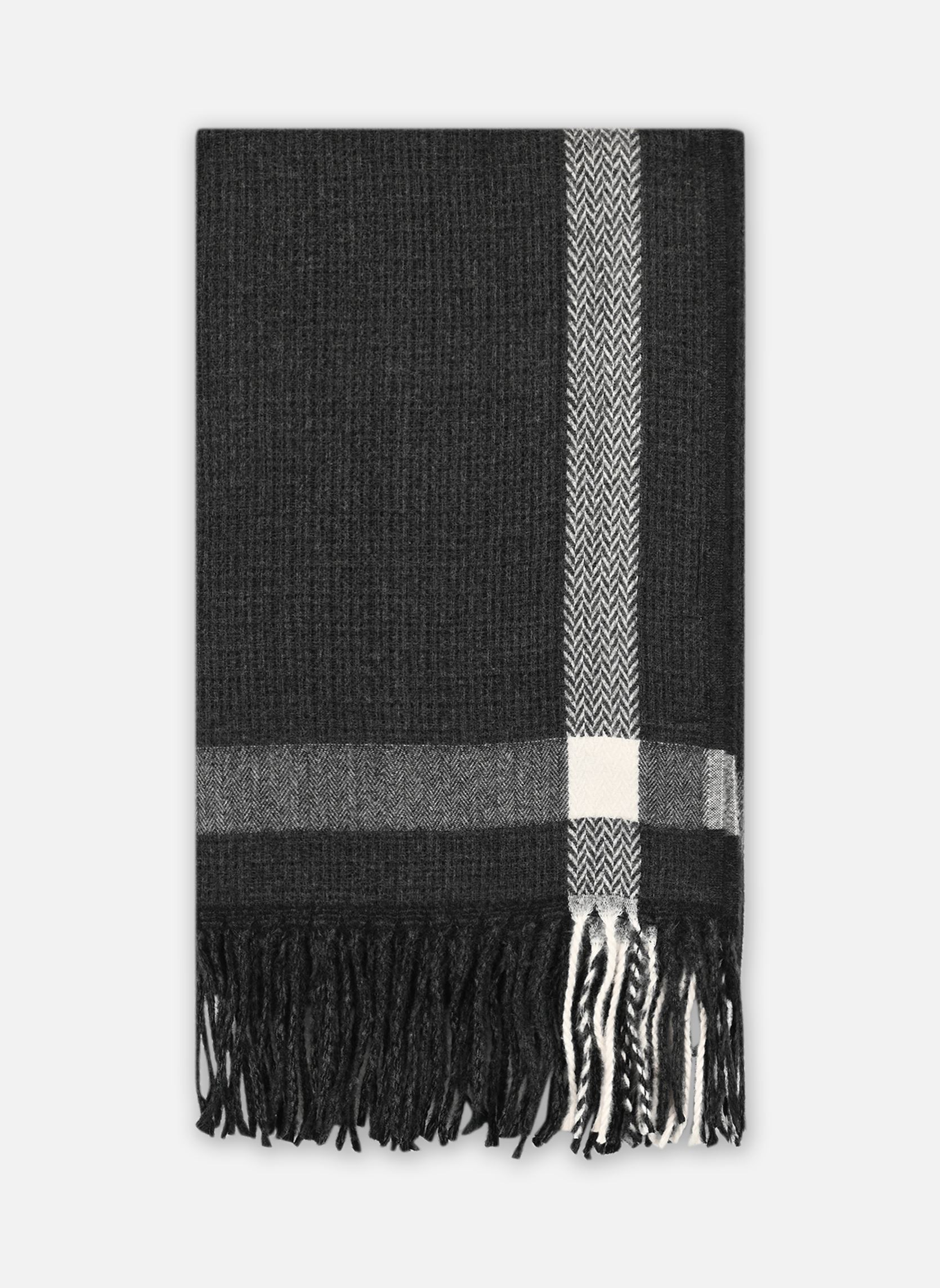 Schals PLAIDIVRON écharpe herren grau Marvin&Co Schals PLAIDIVRON écharpe herren grau CASTLEROCK