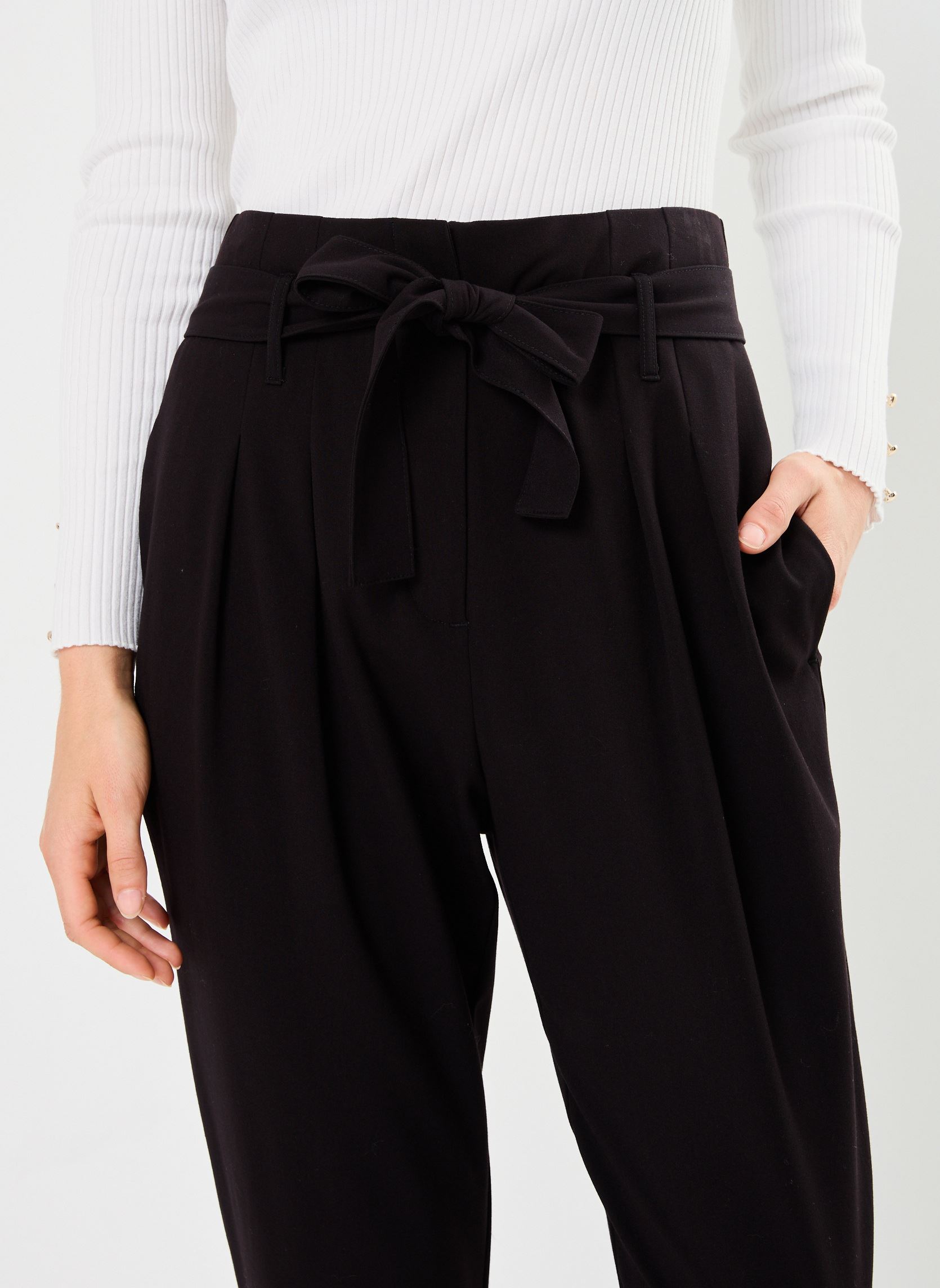 Pantalones de traje PANTABAG mujer negro Georgia Rose Pantalones de traje PANTABAG mujer negro JET BLACK