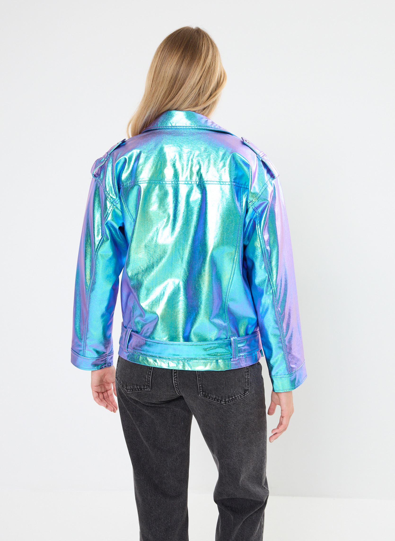 Vestes en cuir NMPAULINA PAUL PU OVERSIZE BIKER JACKET femme argent Noisy May Vestes en cuir NMPAULINA PAUL PU OVERSIZE BIKER JACKET femme argent SWEET LAVENDER