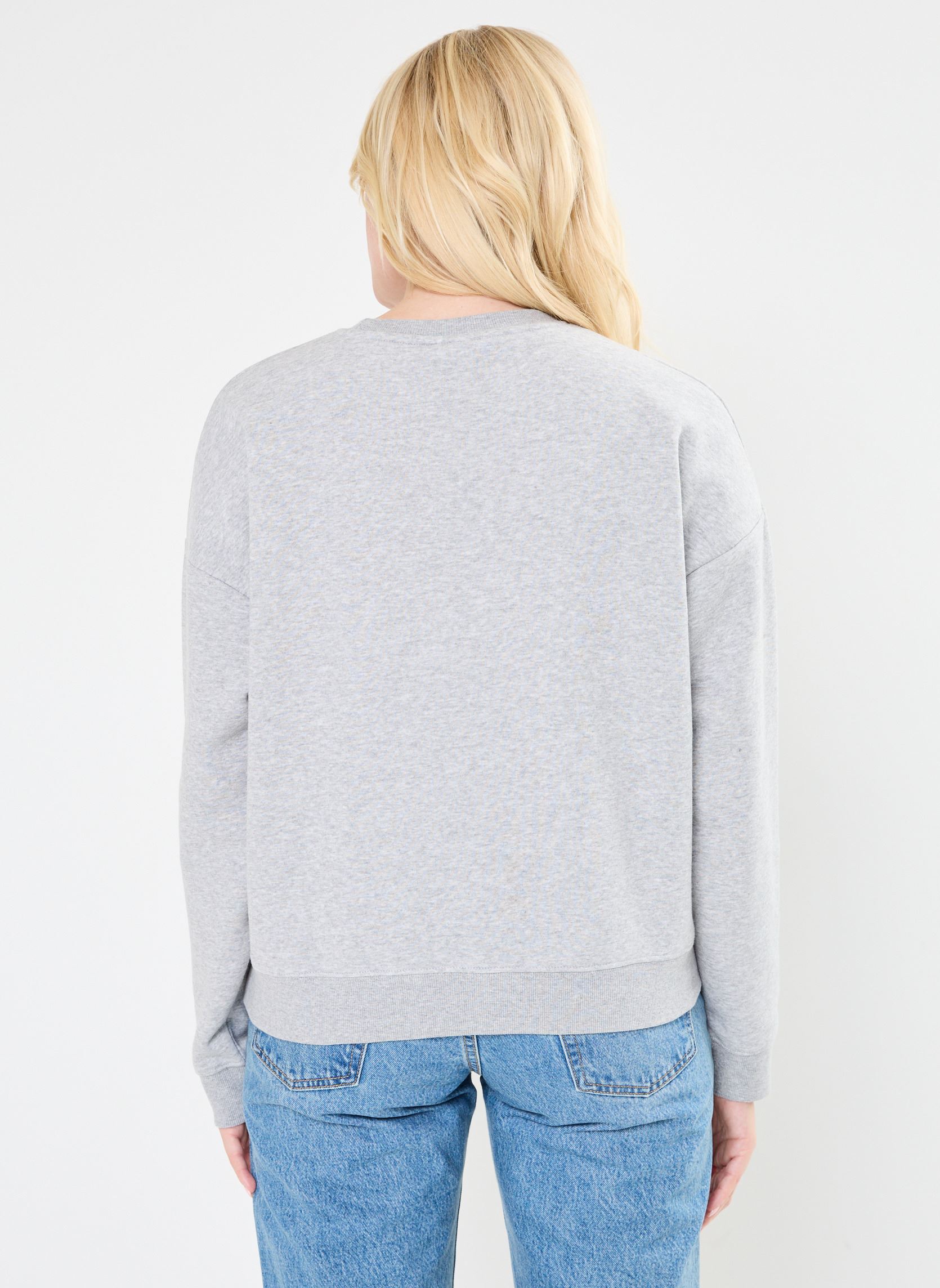 Felpe NMARYA O-NECK SWEAT JRS donna grigio Noisy May Felpe NMARYA O-NECK SWEAT JRS donna grigio Light Grey Melange
