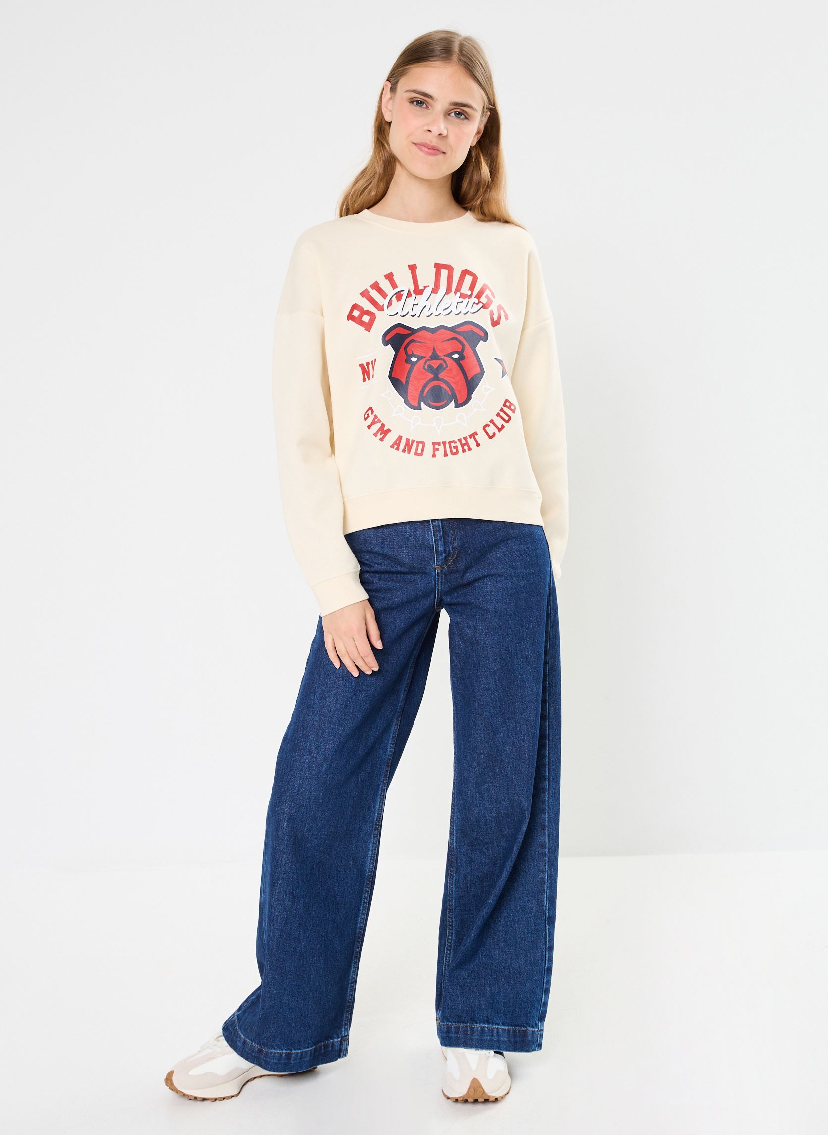 Sweatshirts NMARYA O-NECK SWEAT JRS damen beige Noisy May Sweatshirts NMARYA O-NECK SWEAT JRS damen beige Pearled Ivory