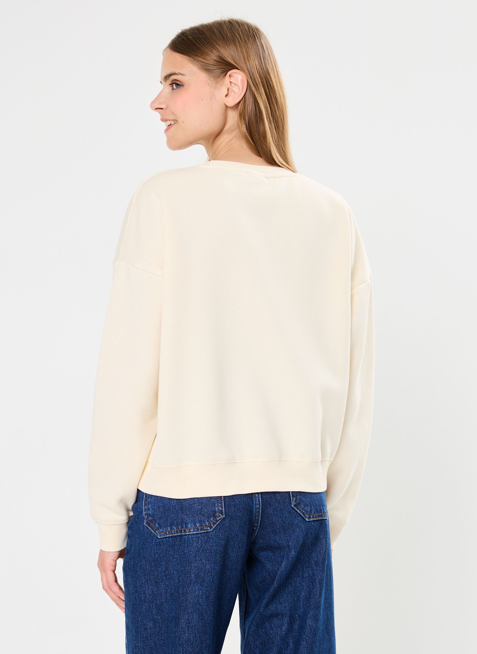 Sweatshirts NMARYA O-NECK SWEAT JRS damen beige Noisy May Sweatshirts NMARYA O-NECK SWEAT JRS damen beige Pearled Ivory