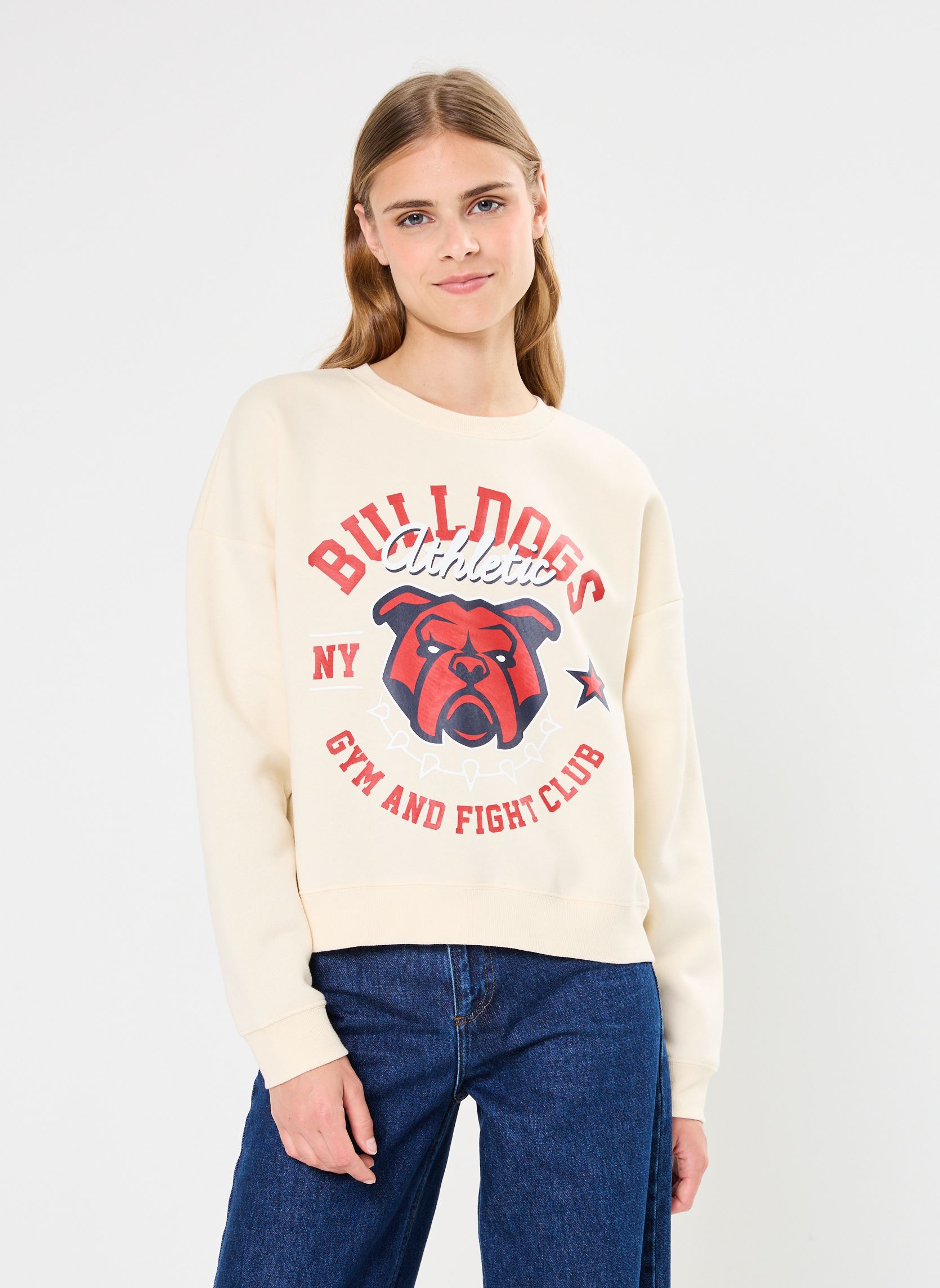 Sweatshirts NMARYA O-NECK SWEAT JRS damen beige Noisy May Sweatshirts NMARYA O-NECK SWEAT JRS damen beige Pearled Ivory