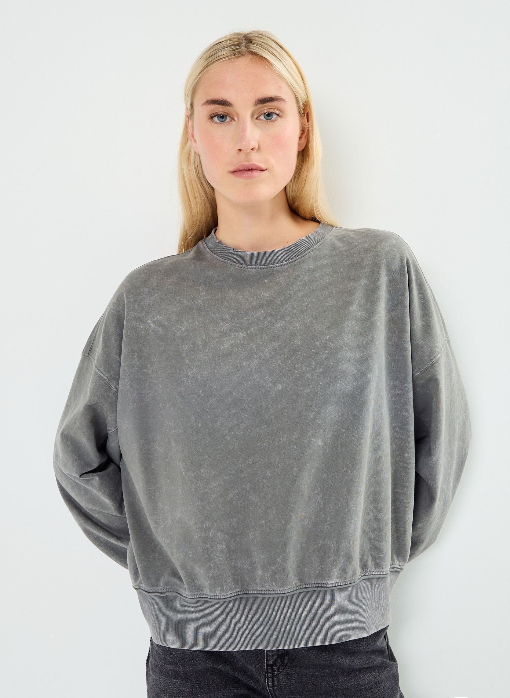 Pullover NMROBIN L/S GRINDING SWEAT JRS damen grau Noisy May Pullover NMROBIN L/S GRINDING SWEAT JRS damen grau Charcoal Gray