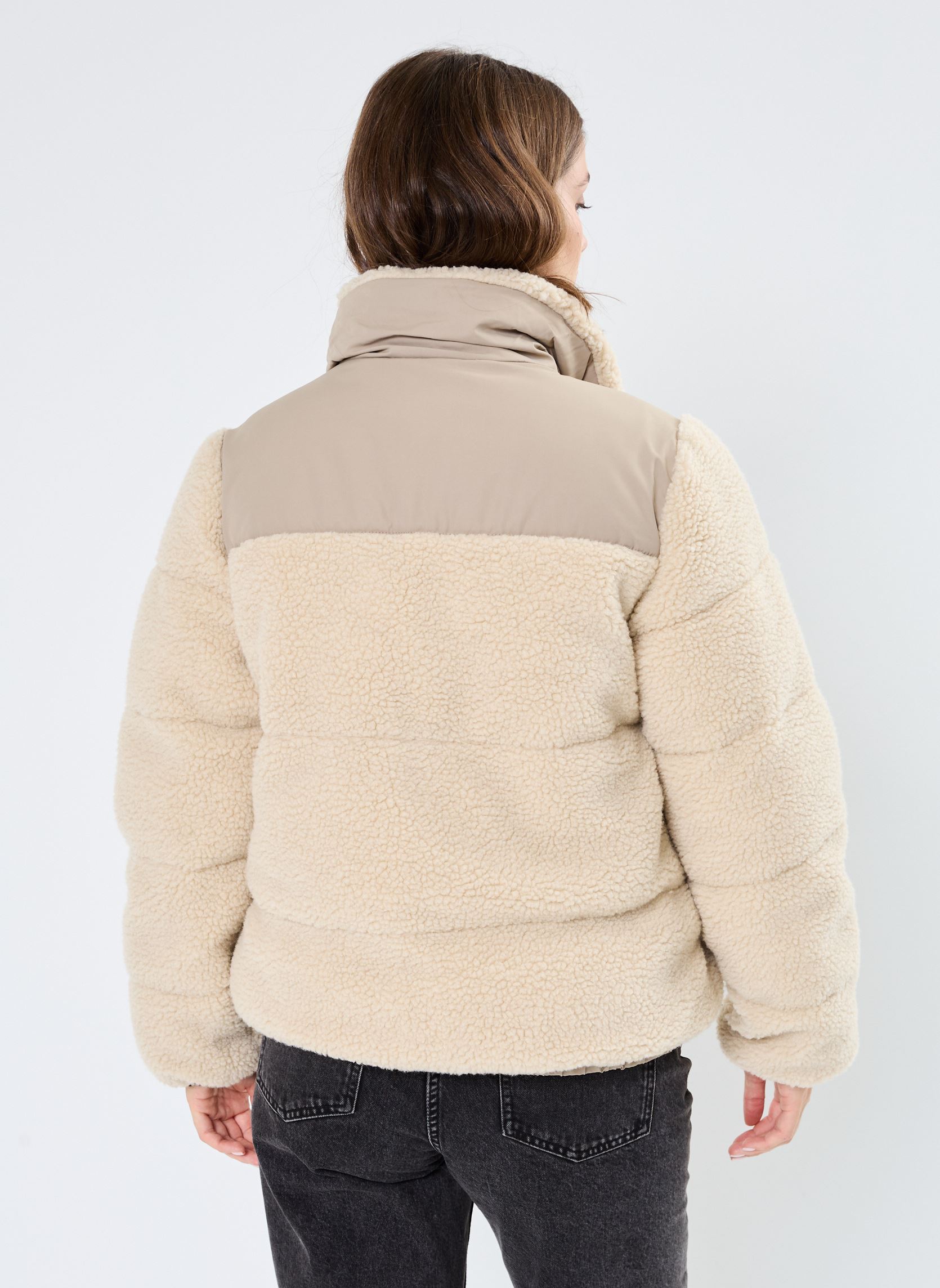 Vestes NMCHERIE L/S TEDDY PADDED JACKET DD femme beige Noisy May Vestes NMCHERIE L/S TEDDY PADDED JACKET DD femme beige PEARLED IVORY