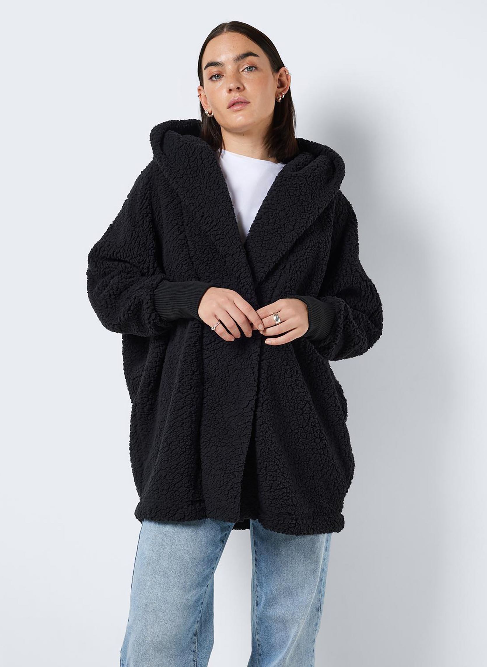 Mäntel NMCUDDLE L/S COATIGAN NOOS damen schwarz Noisy May Mäntel NMCUDDLE L/S COATIGAN NOOS damen schwarz Black