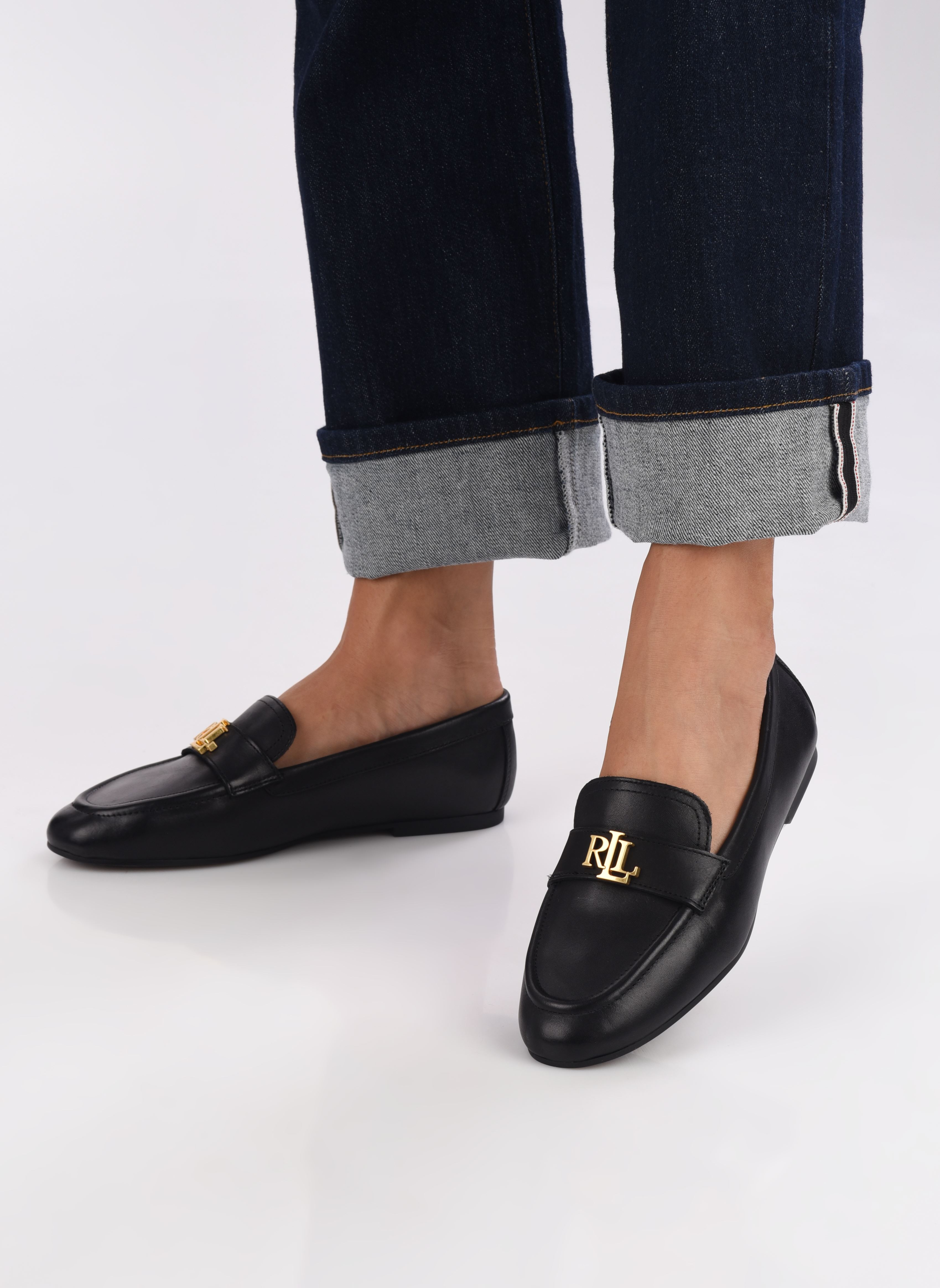 Mocassins Averi Iii-Flats-Loafer femme noir Lauren Ralph Lauren Mocassins Averi Iii-Flats-Loafer femme noir BLACK