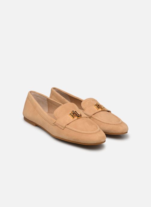 Mocassins Lauren Ralph Lauren Averi Iii-Flats-Loafer Beige vue 3/4