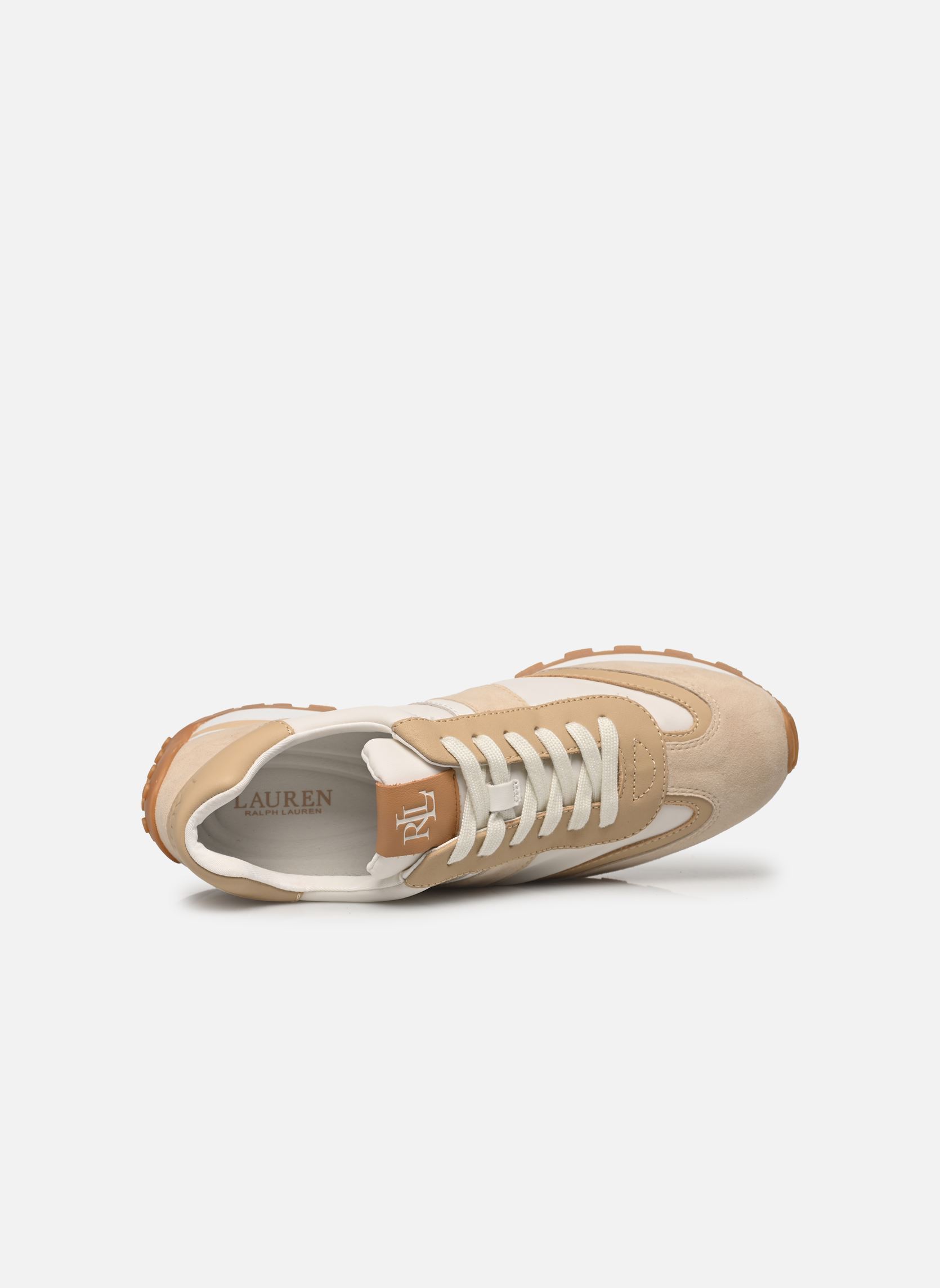 Sneaker Dani-Sneakers-Low Top Lace damen beige Lauren Ralph Lauren Sneaker Dani-Sneakers-Low Top Lace damen beige SNW WHT/SAND DUNE/SAND DUNE