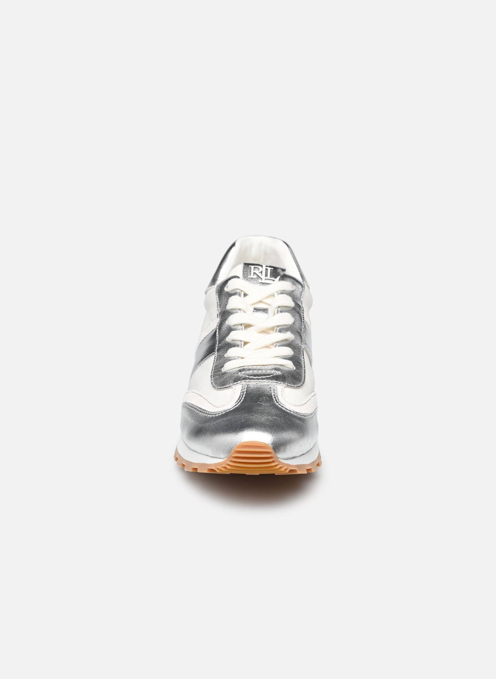 Sneaker Dani-Sneakers-Low Top Lace damen silber Lauren Ralph Lauren Sneaker Dani-Sneakers-Low Top Lace damen silber SNW WHT/BIANCO/PLSHD SILVER