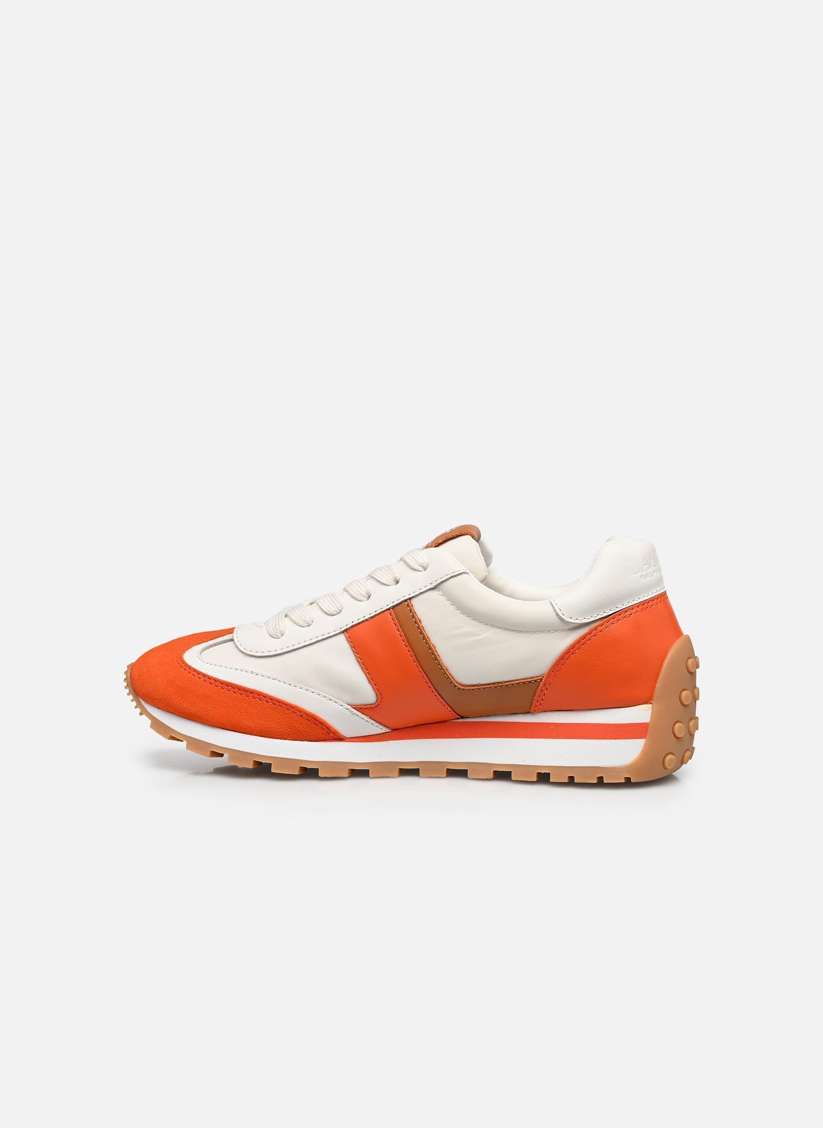 Sneaker Dani-Sneakers-Low Top Lace damen orange Lauren Ralph Lauren Sneaker Dani-Sneakers-Low Top Lace damen orange SNW WHT/DUSK ORANGE/CLSC CRML