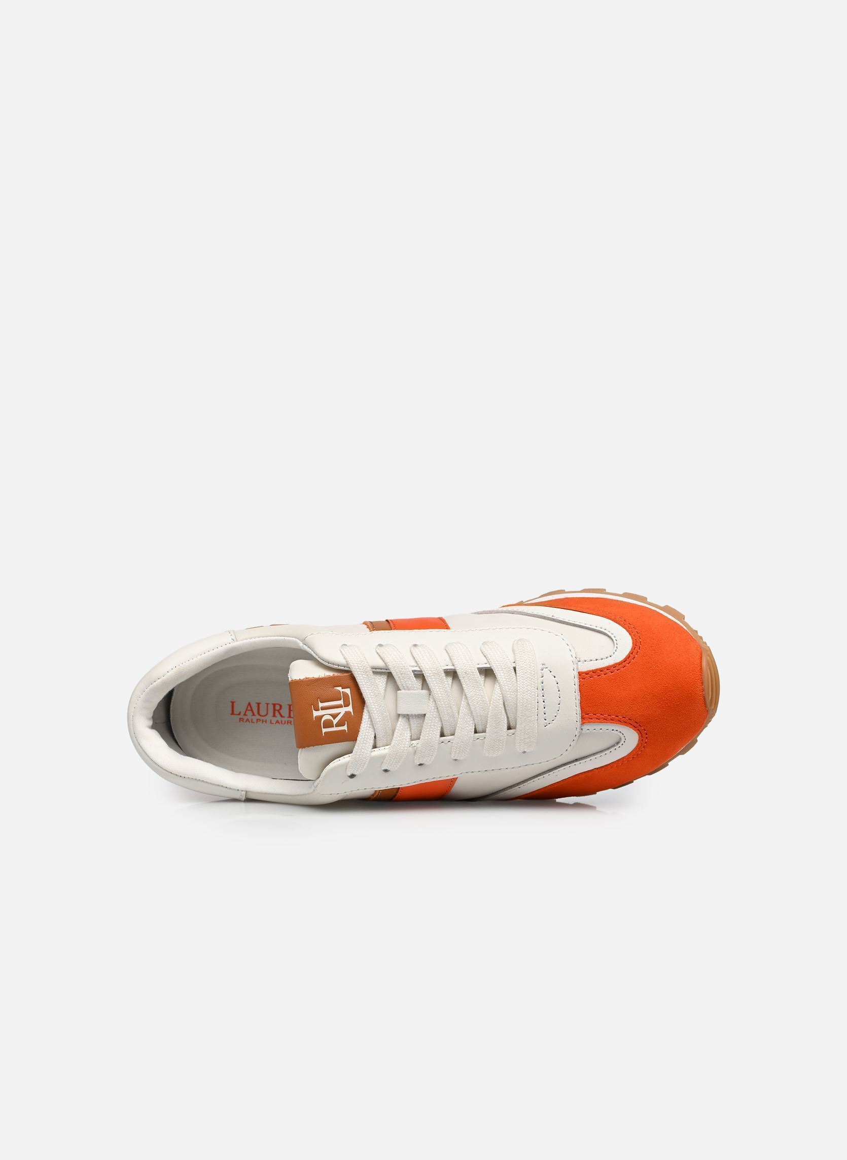 Sneaker Dani-Sneakers-Low Top Lace damen orange Lauren Ralph Lauren Sneaker Dani-Sneakers-Low Top Lace damen orange SNW WHT/DUSK ORANGE/CLSC CRML