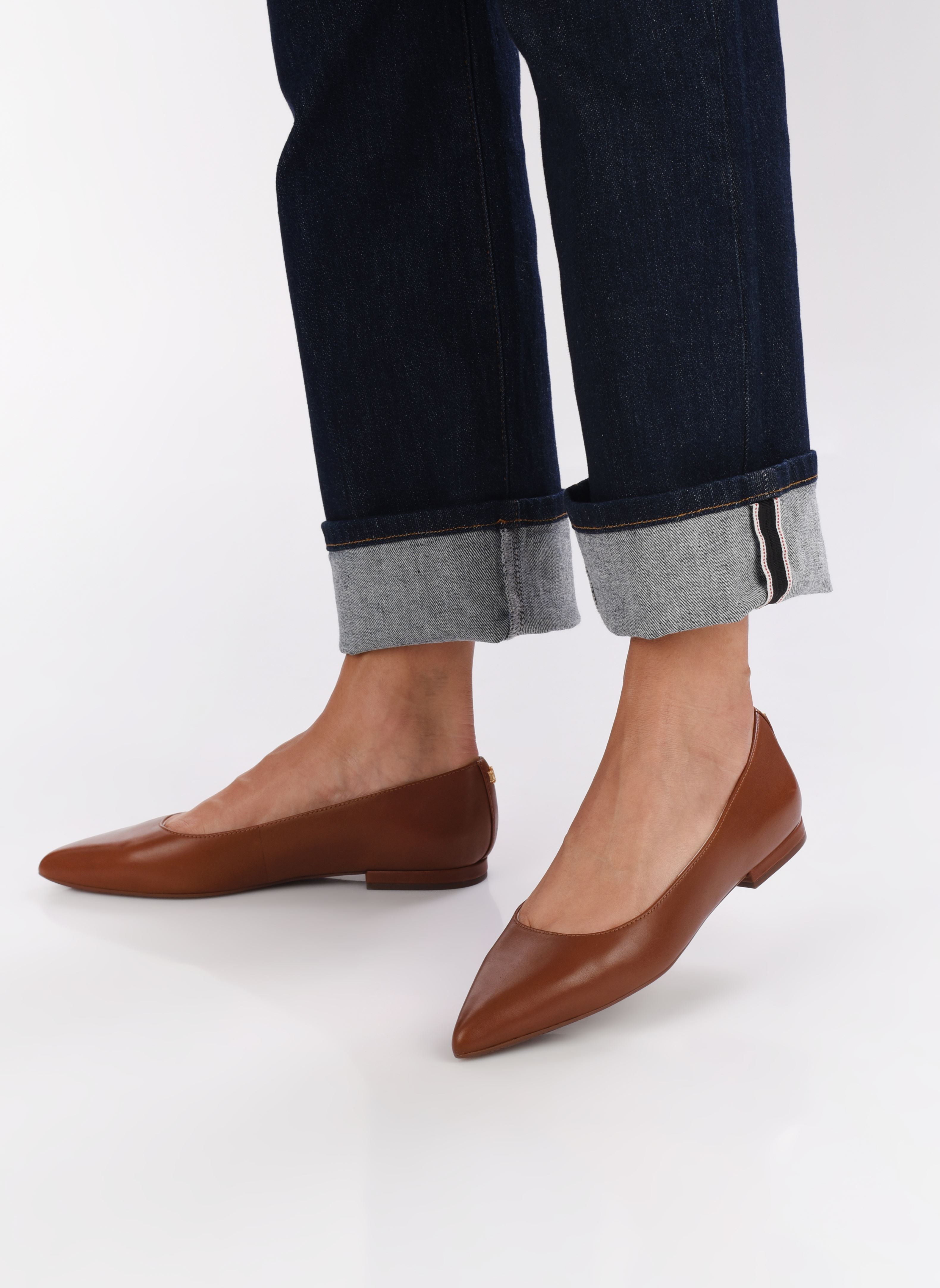 Ballerine classiche Londyn-Flats-Ballet donna marrone Lauren Ralph Lauren Ballerine classiche Londyn-Flats-Ballet donna marrone DEEP SADDLE TAN