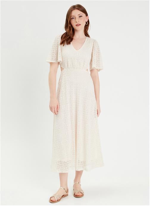Cache Cache Robes ROLODIACROCH femme blanc