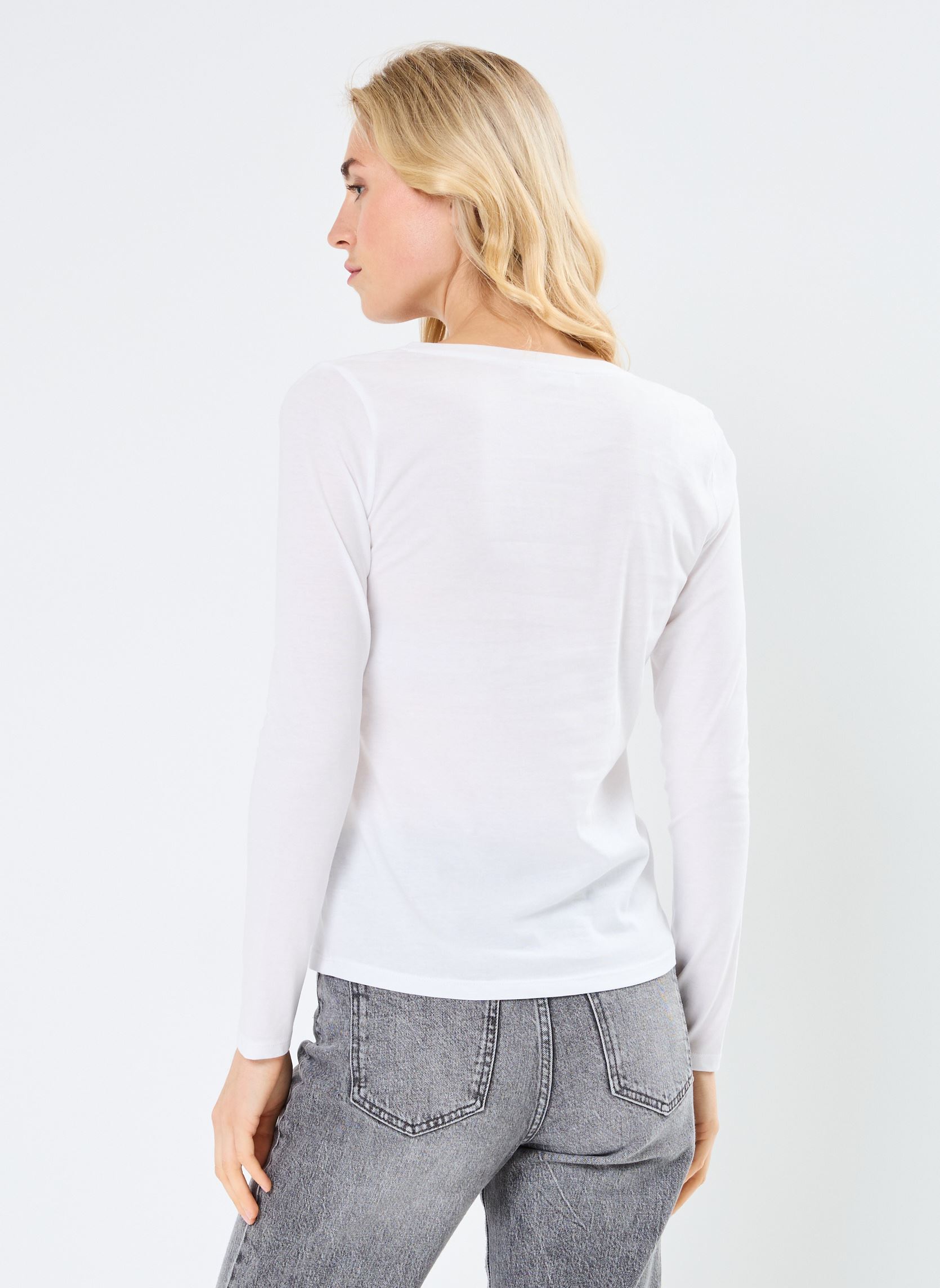 Langarm-T-Shirts TEELOTL lots damen schwarz MADE BY Langarm-T-Shirts TEELOTL lots damen schwarz Noir Blanc