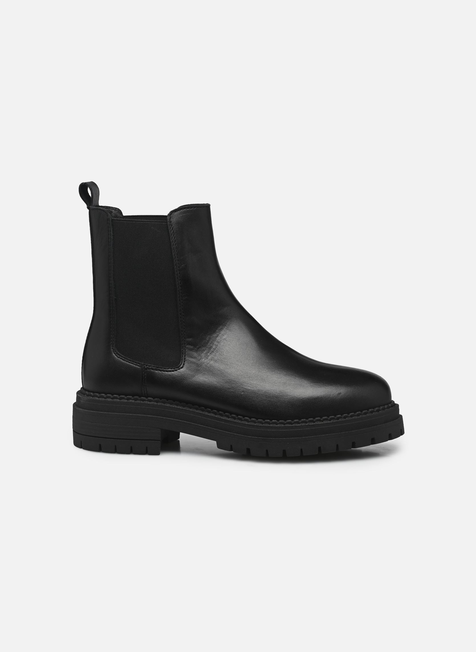 Stivaletti e stivali Lofi - Low Boots chelsea crantée donna nero Georgia Rose Stivaletti e stivali Lofi - Low Boots chelsea crantée donna nero CUIR LISSE NOIR