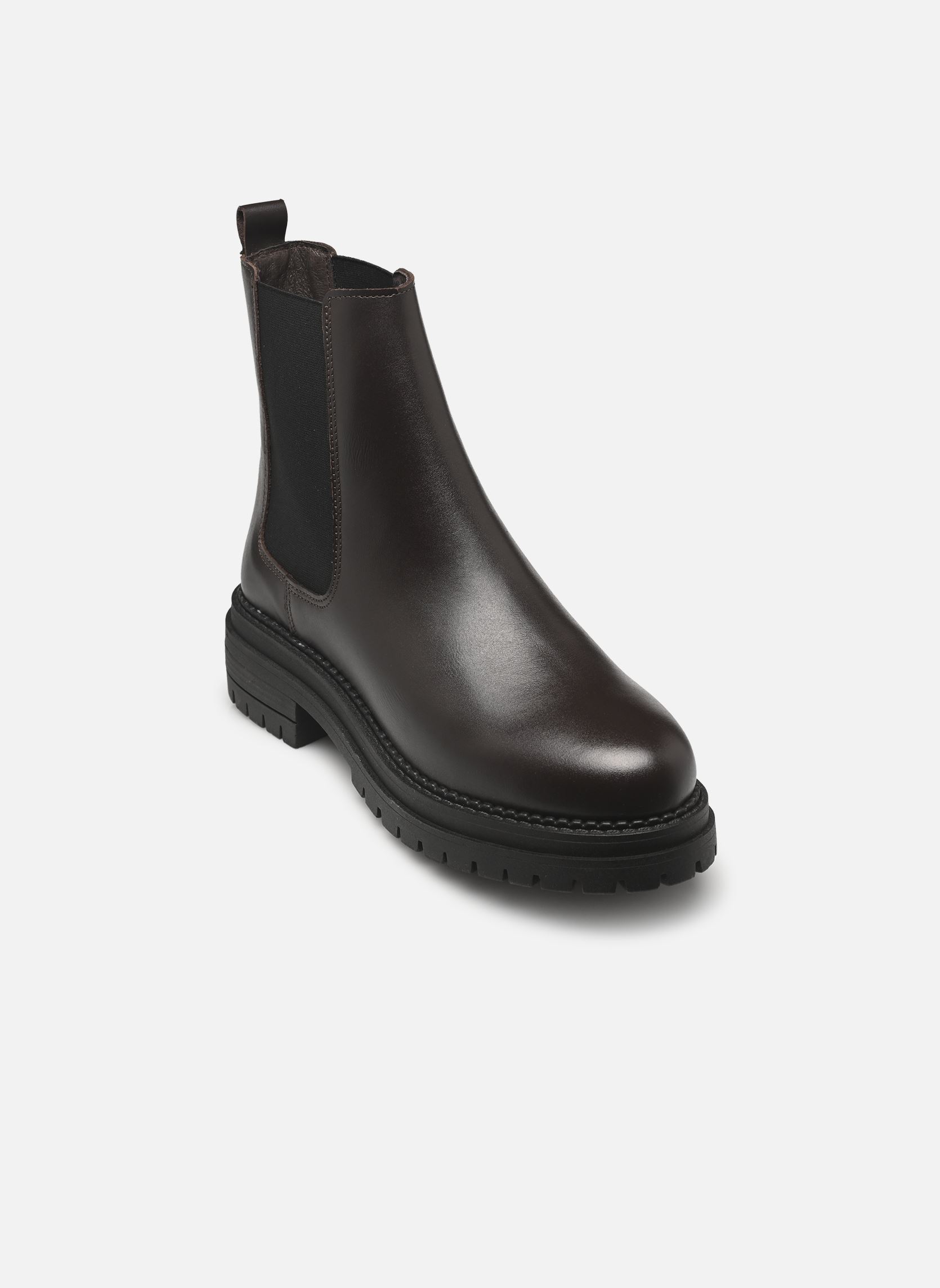 Bottines et boots Lofi - Low Boots chelsea crantée femme marron Georgia Rose Bottines et boots Lofi - Low Boots chelsea crantée femme marron CHOCOLAT