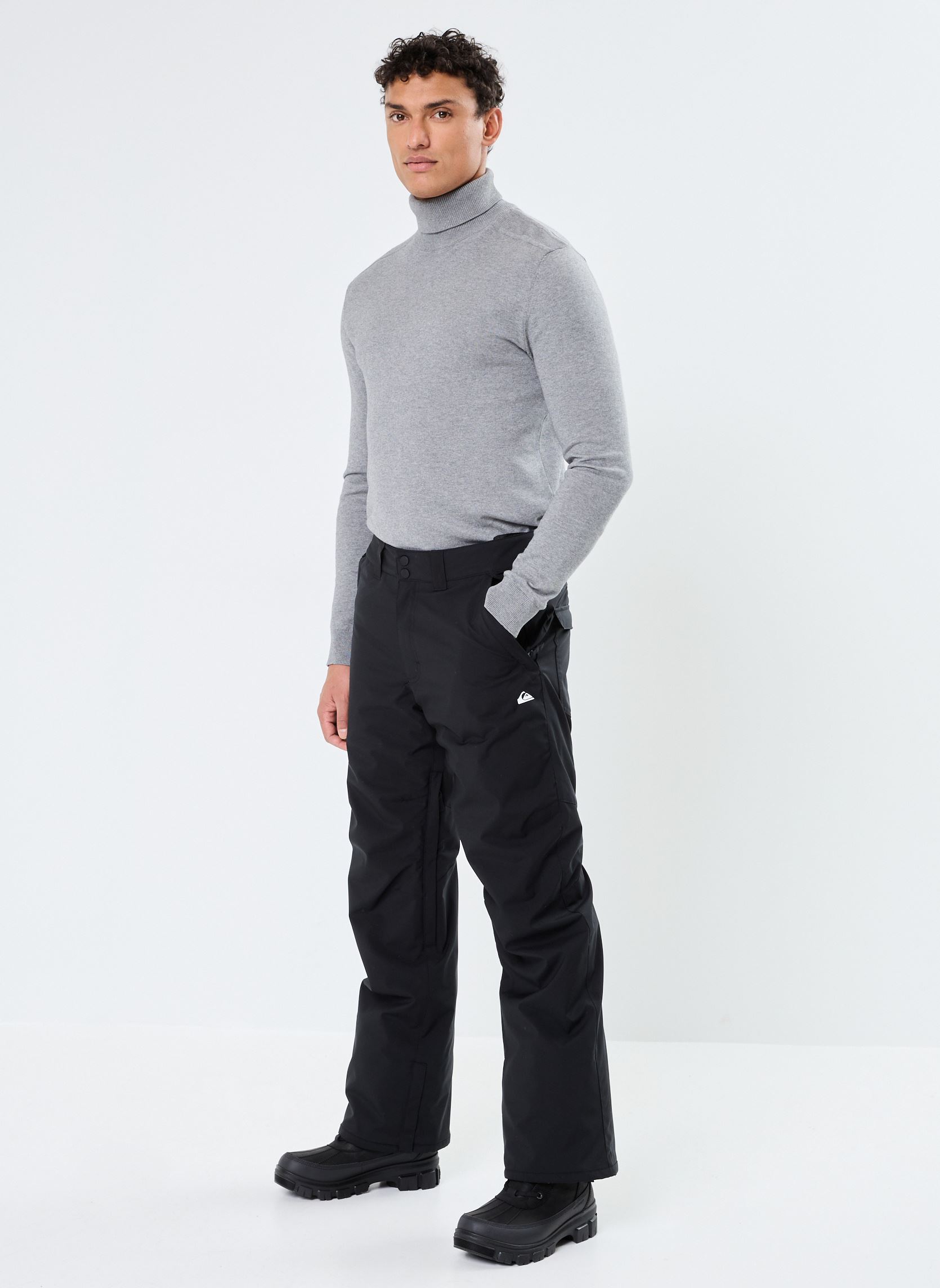 Pantalons droits Estate Pt homme noir Quiksilver Pantalons droits Estate Pt homme noir TRUE BLACK