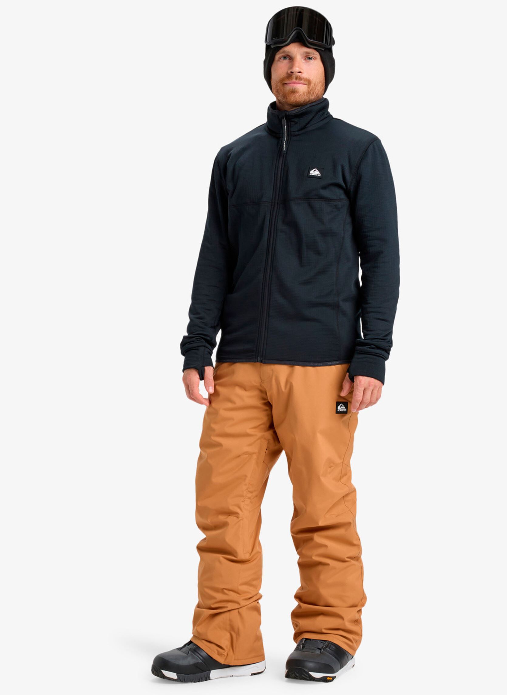 Pantalons droits Estate Pt homme marron Quiksilver Pantalons droits Estate Pt homme marron ALMOND