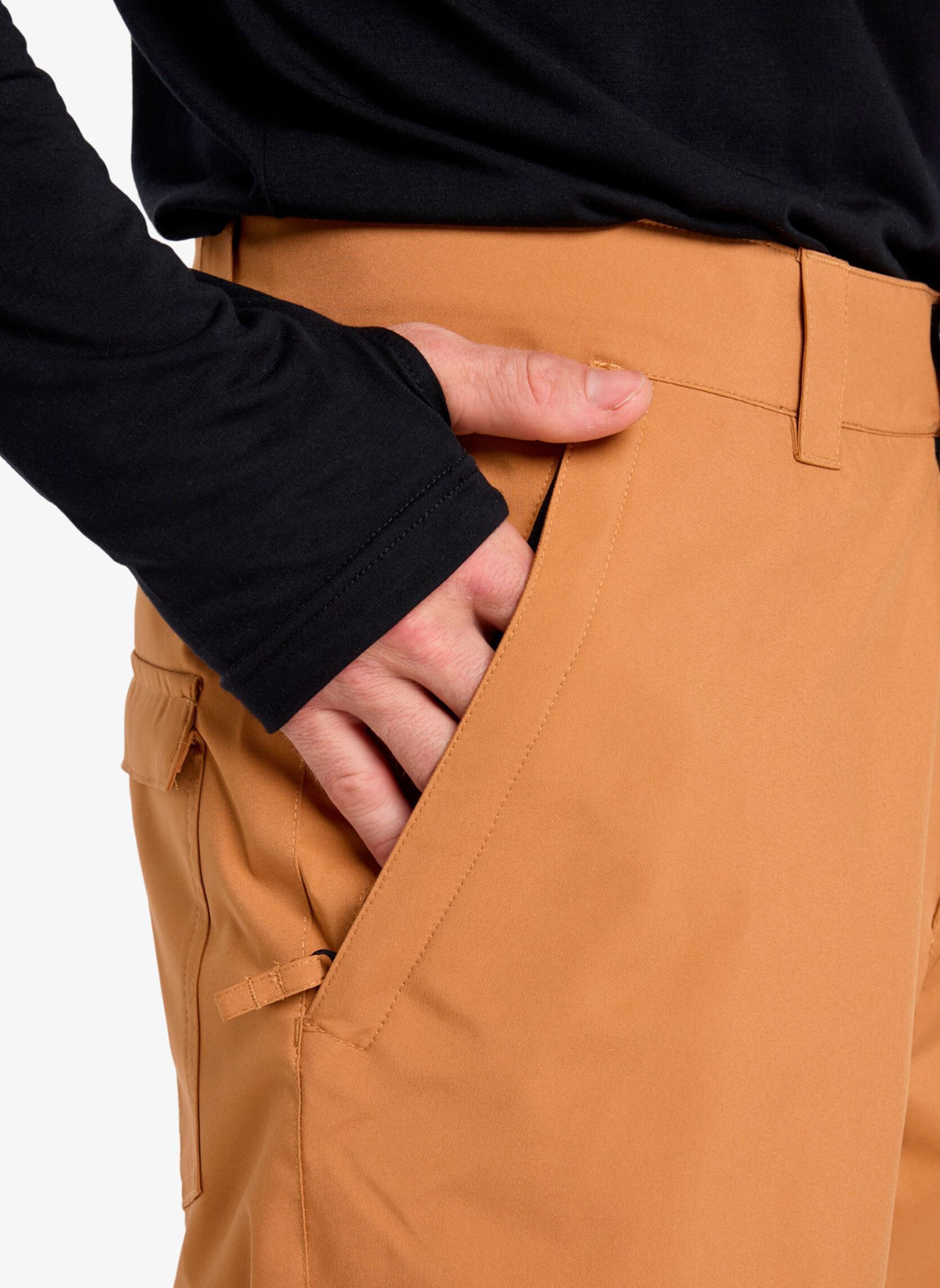 Pantalons droits Estate Pt homme marron Quiksilver Pantalons droits Estate Pt homme marron ALMOND